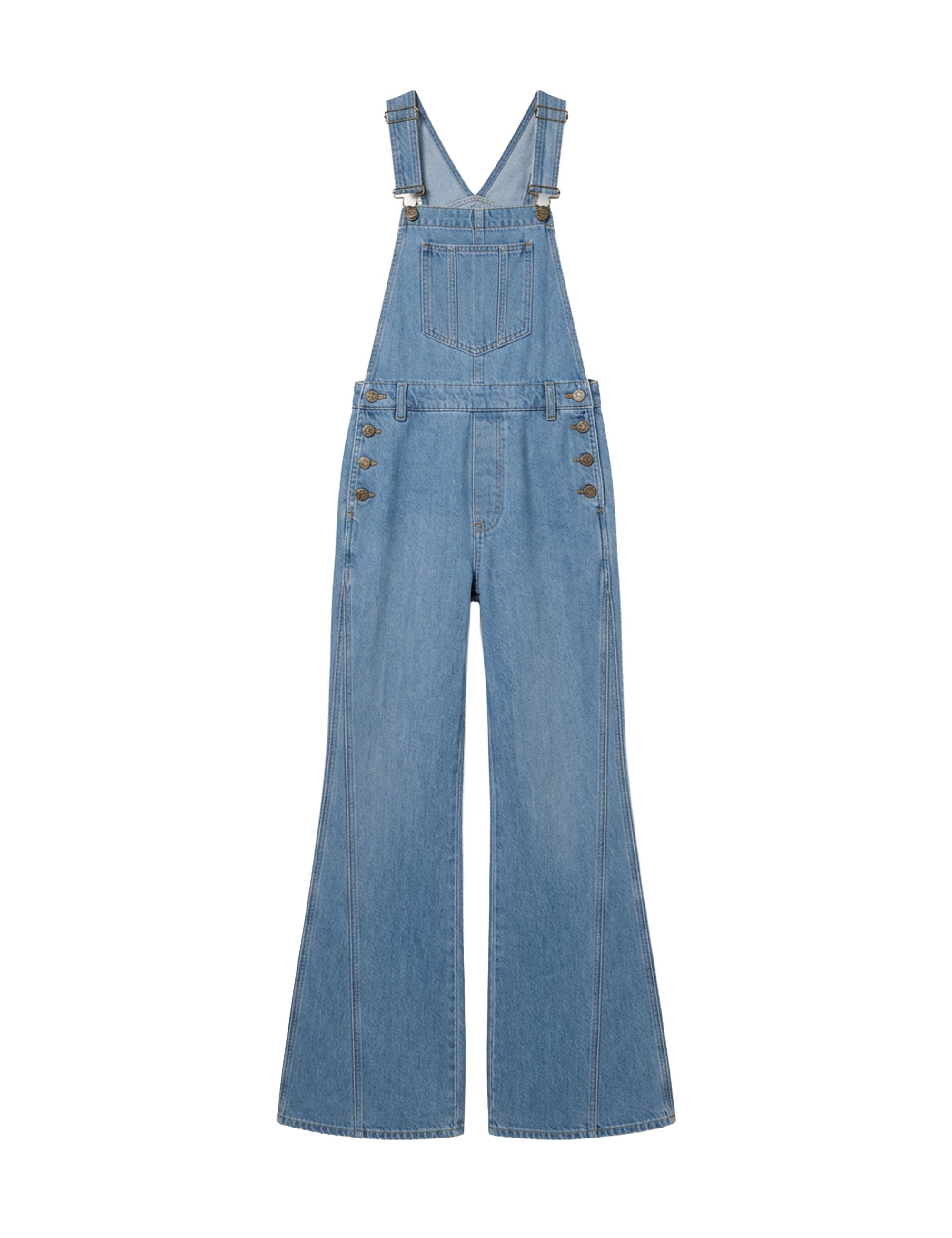 Jardineira Noemi Denim Médio