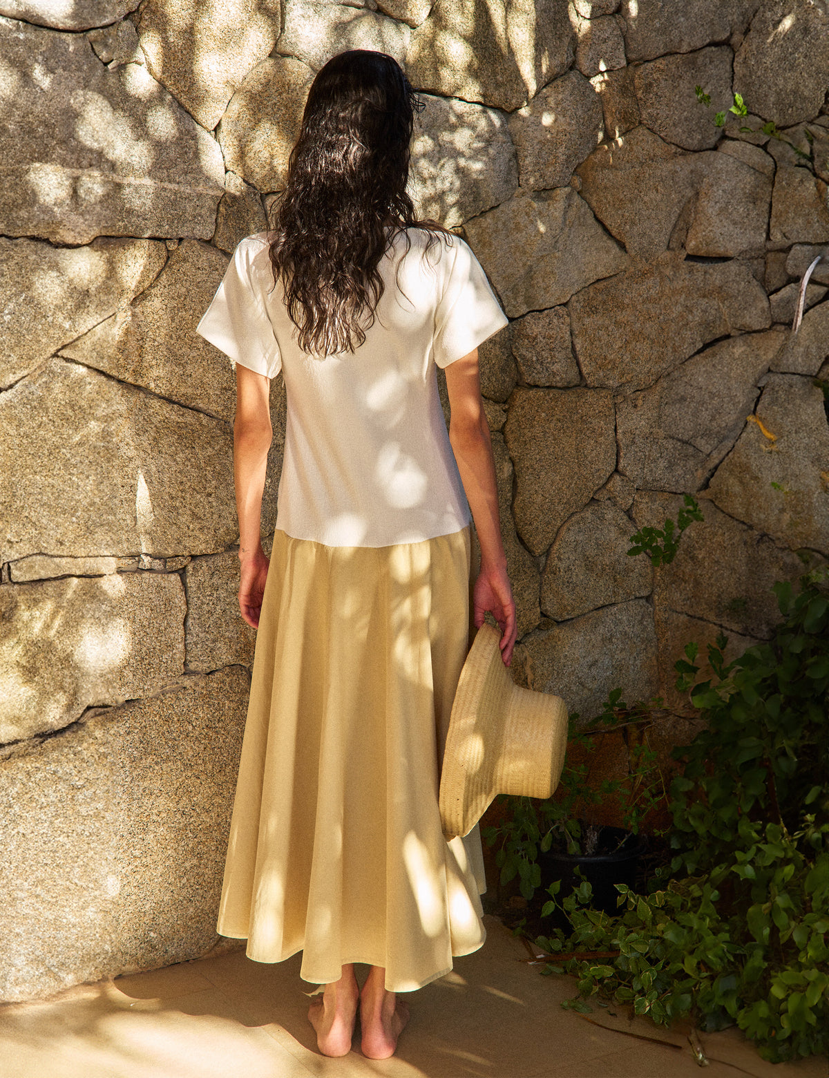 Vestido Manon Tweed Off White/Bege