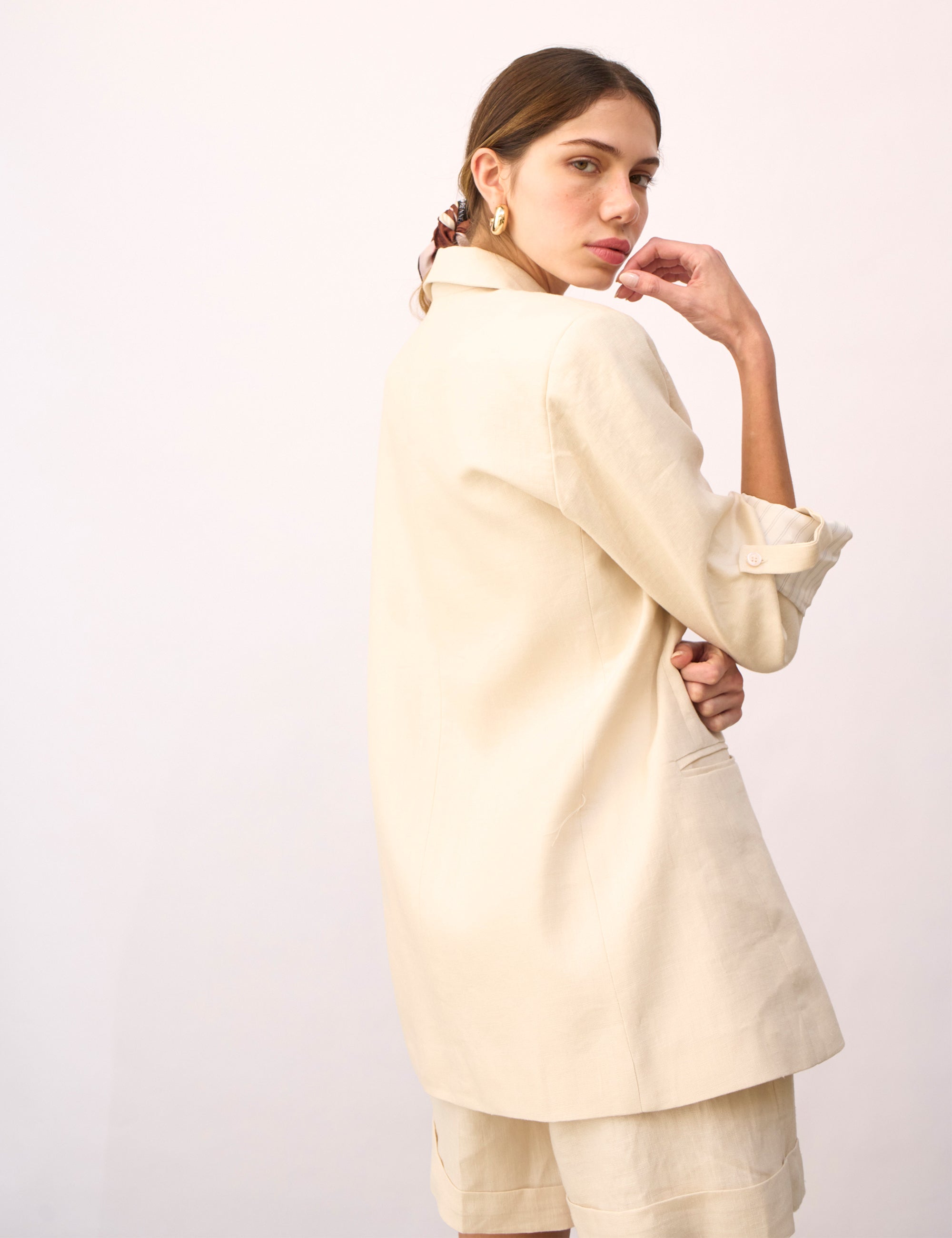 Blazer Ipanema Linho Areia