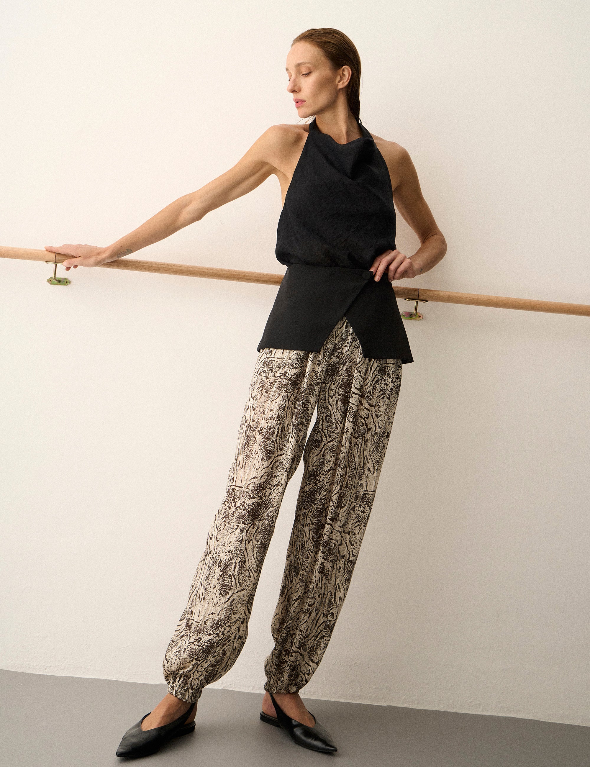 Calça Marie Chiffon Off White