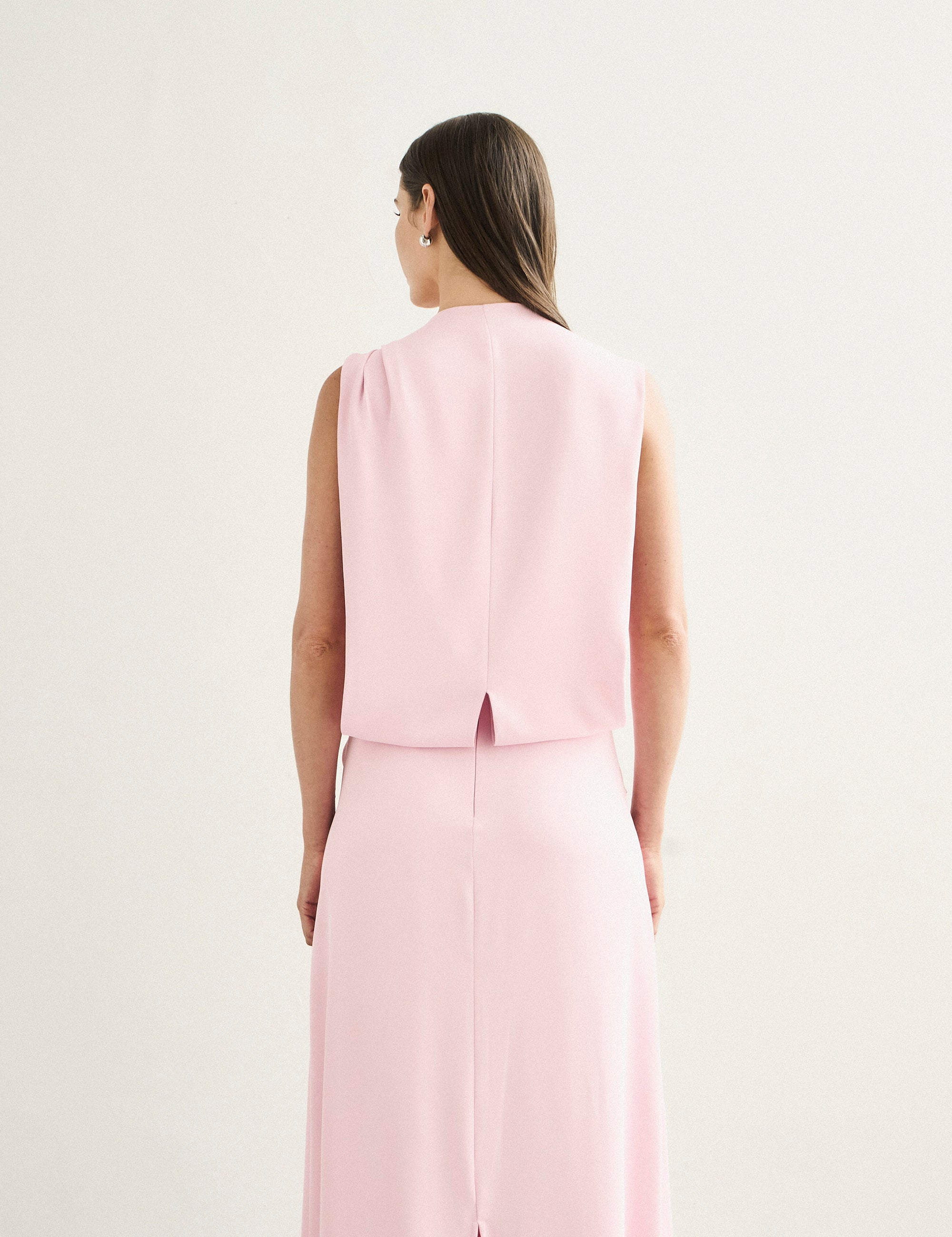 Vestido Lune Alfaiataria Rosa