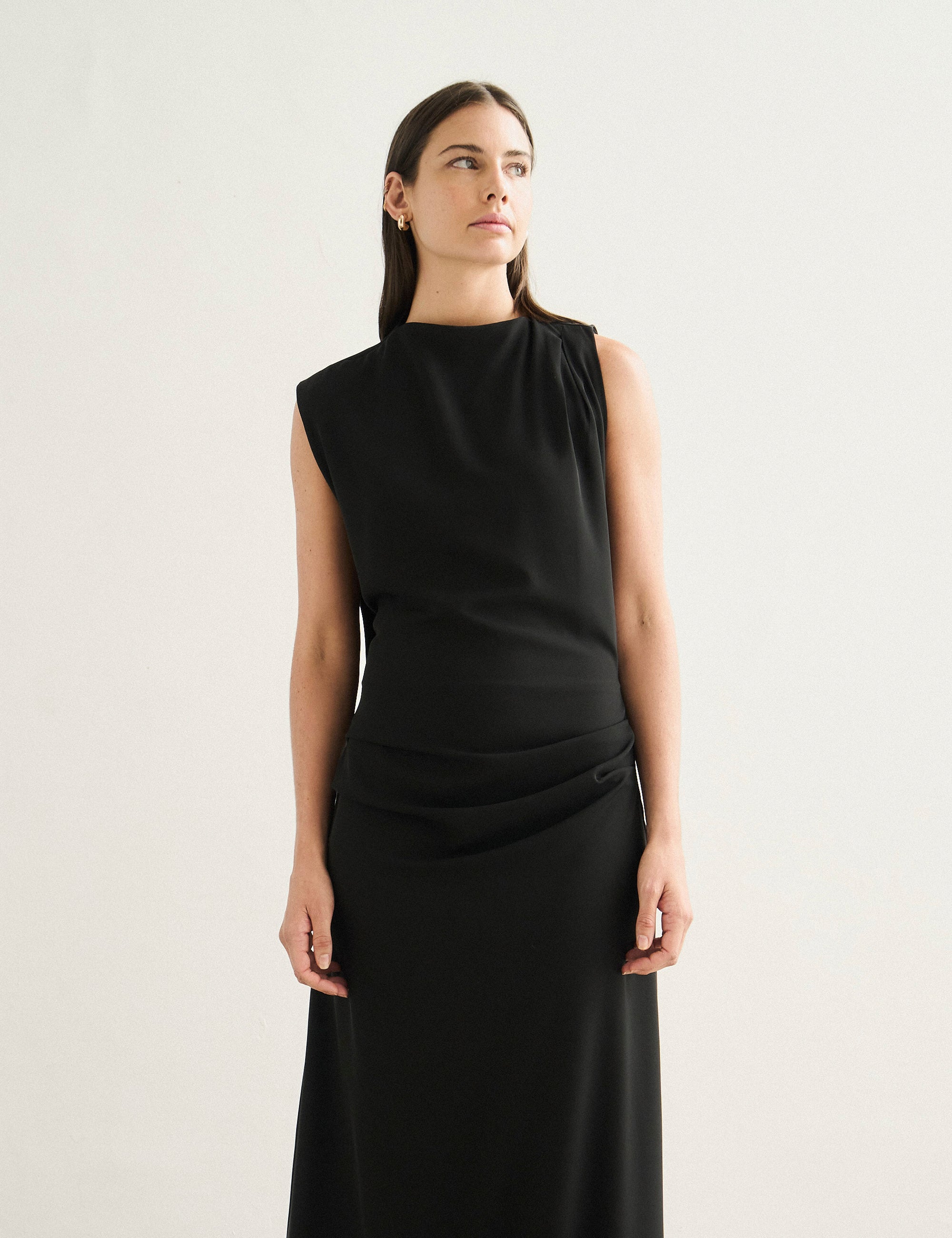 Vestido Lune Alfaiataria Preto