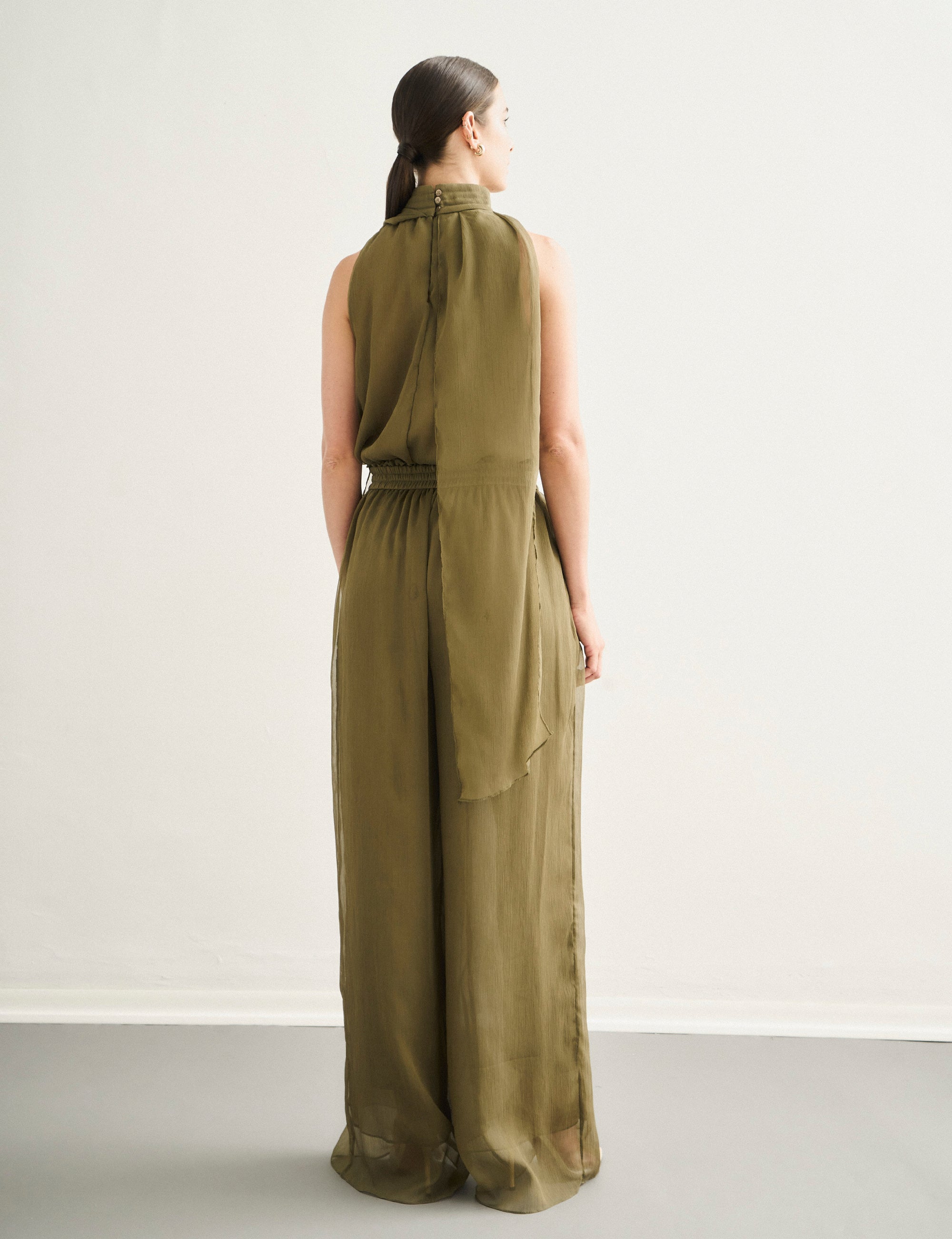 Calça Amélia Fluida Oliva