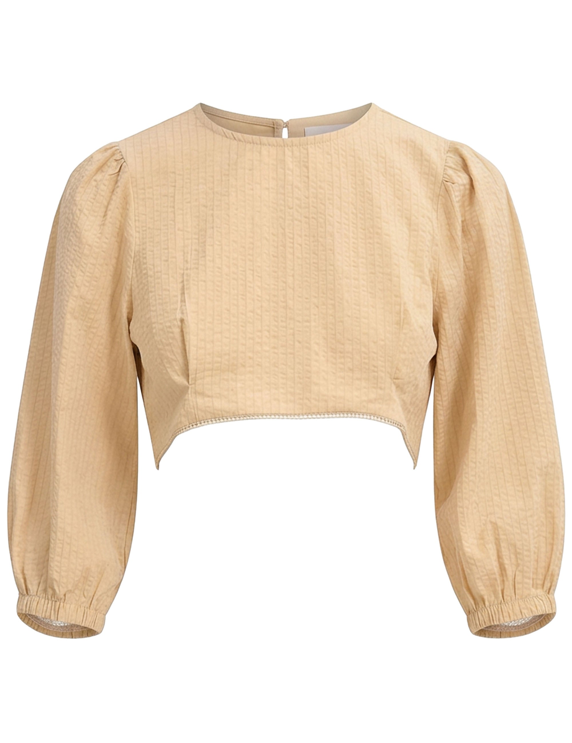 Blusa Manu Tricoline Areia