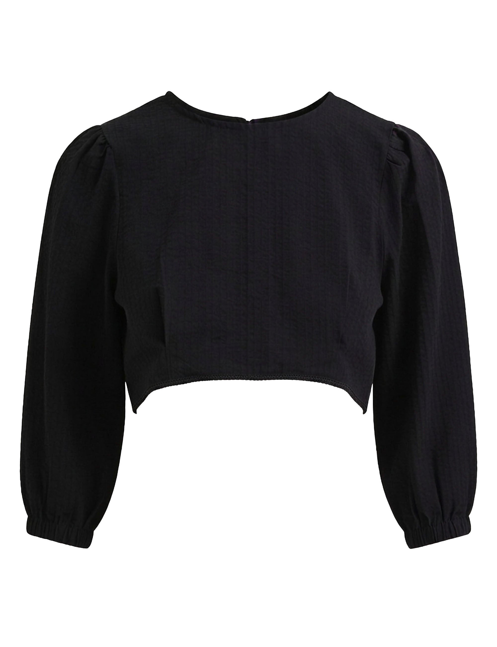 Blusa Manu Tricoline Preto