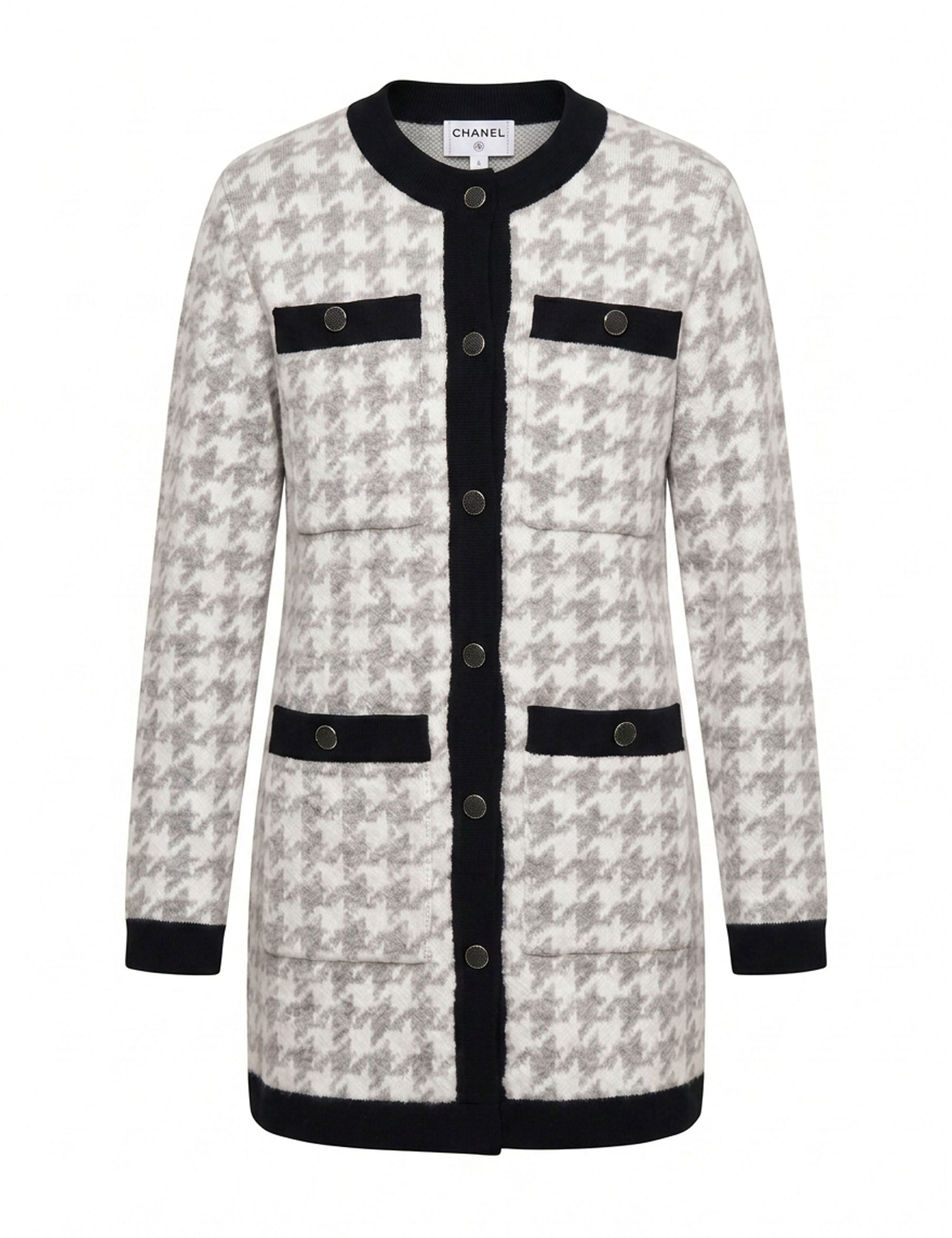 Casaco Bessie Tweed Cinza