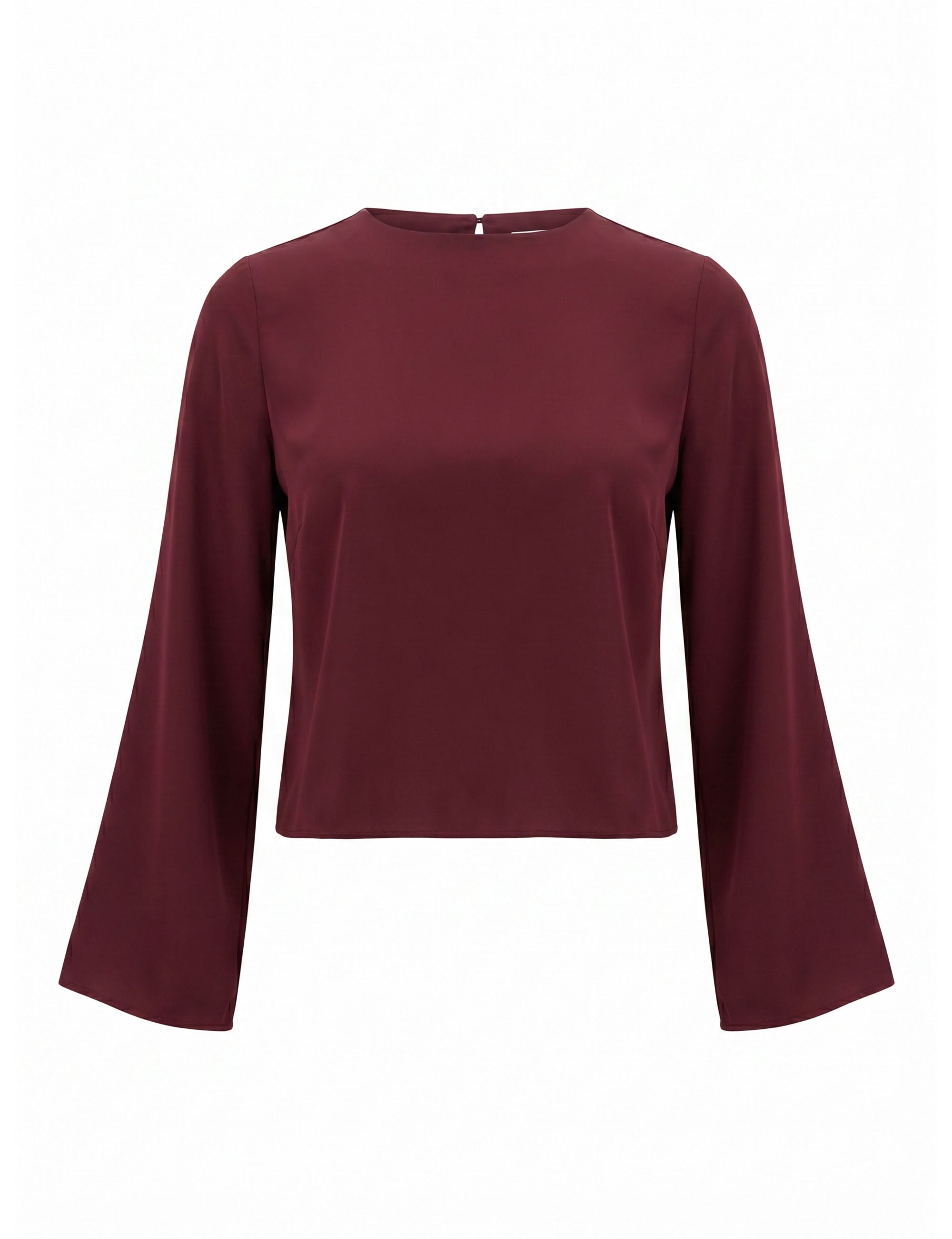 Blusa Kate Fluida Bordeaux