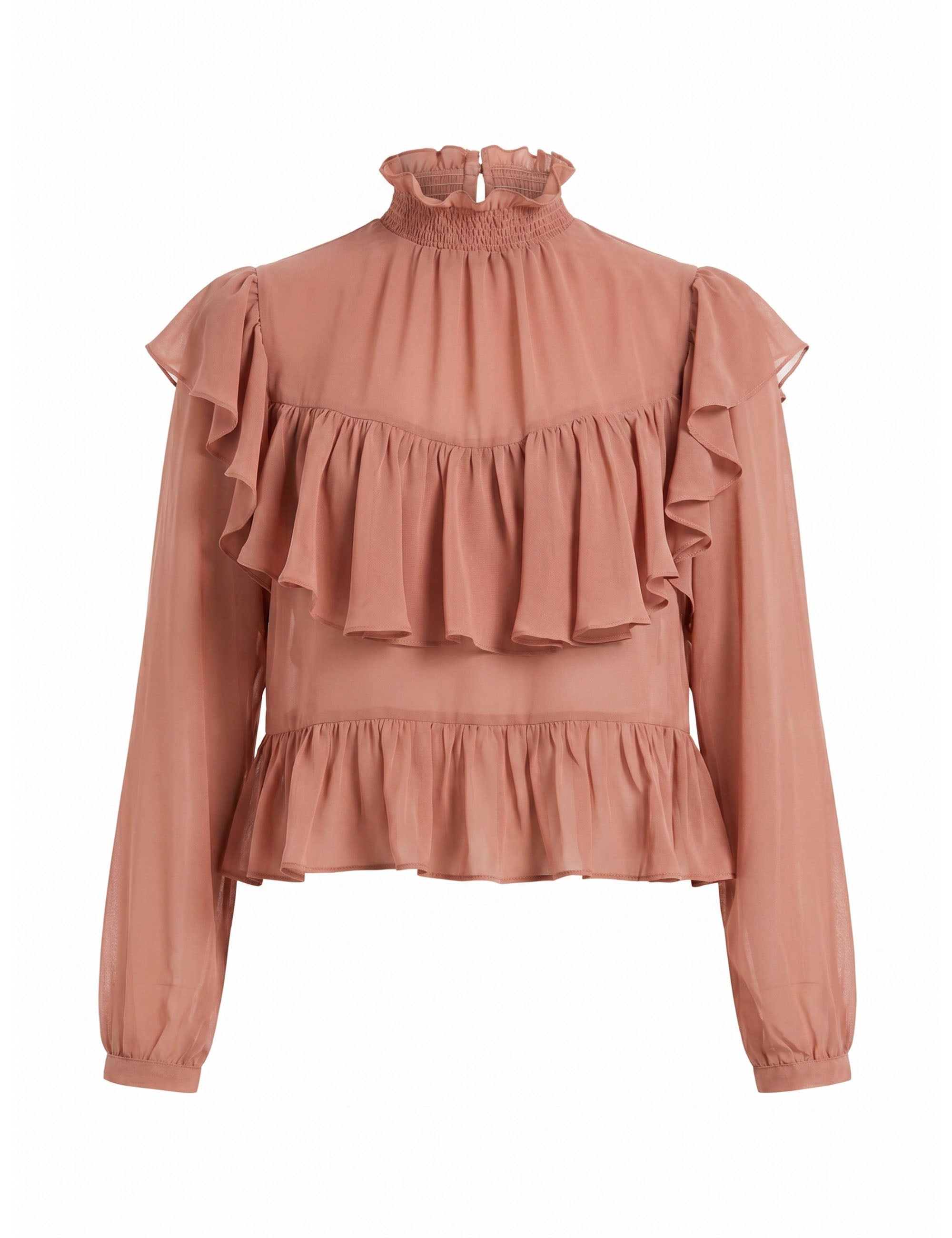 Blusa Joya Chiffon Blush