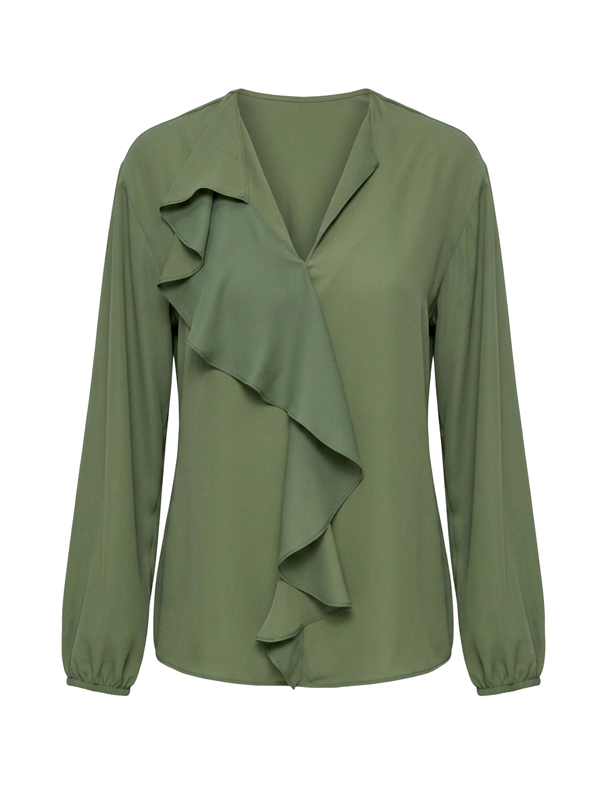 Blusa Paola Crepe Militar