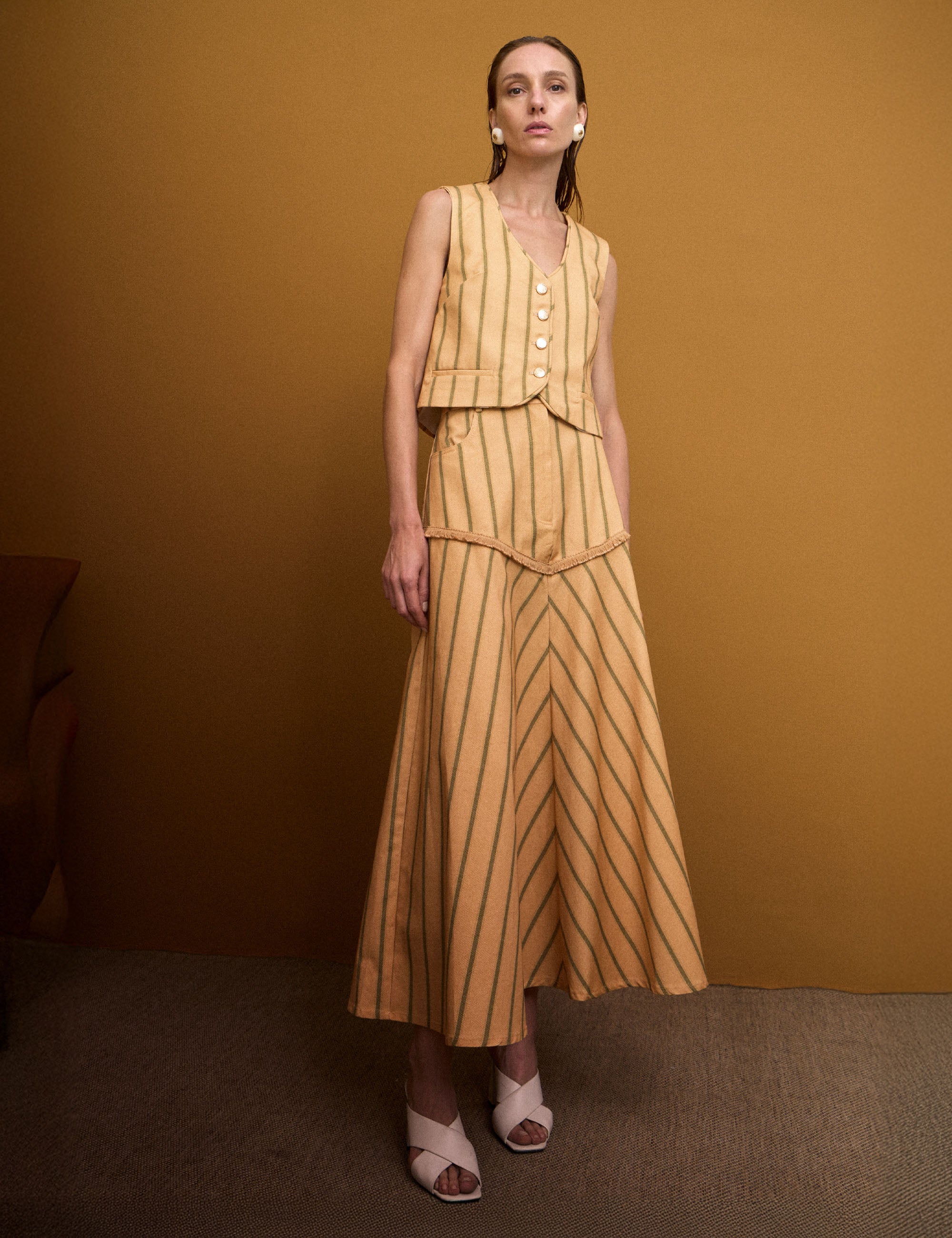 Saia Isabella Listra Mostarda