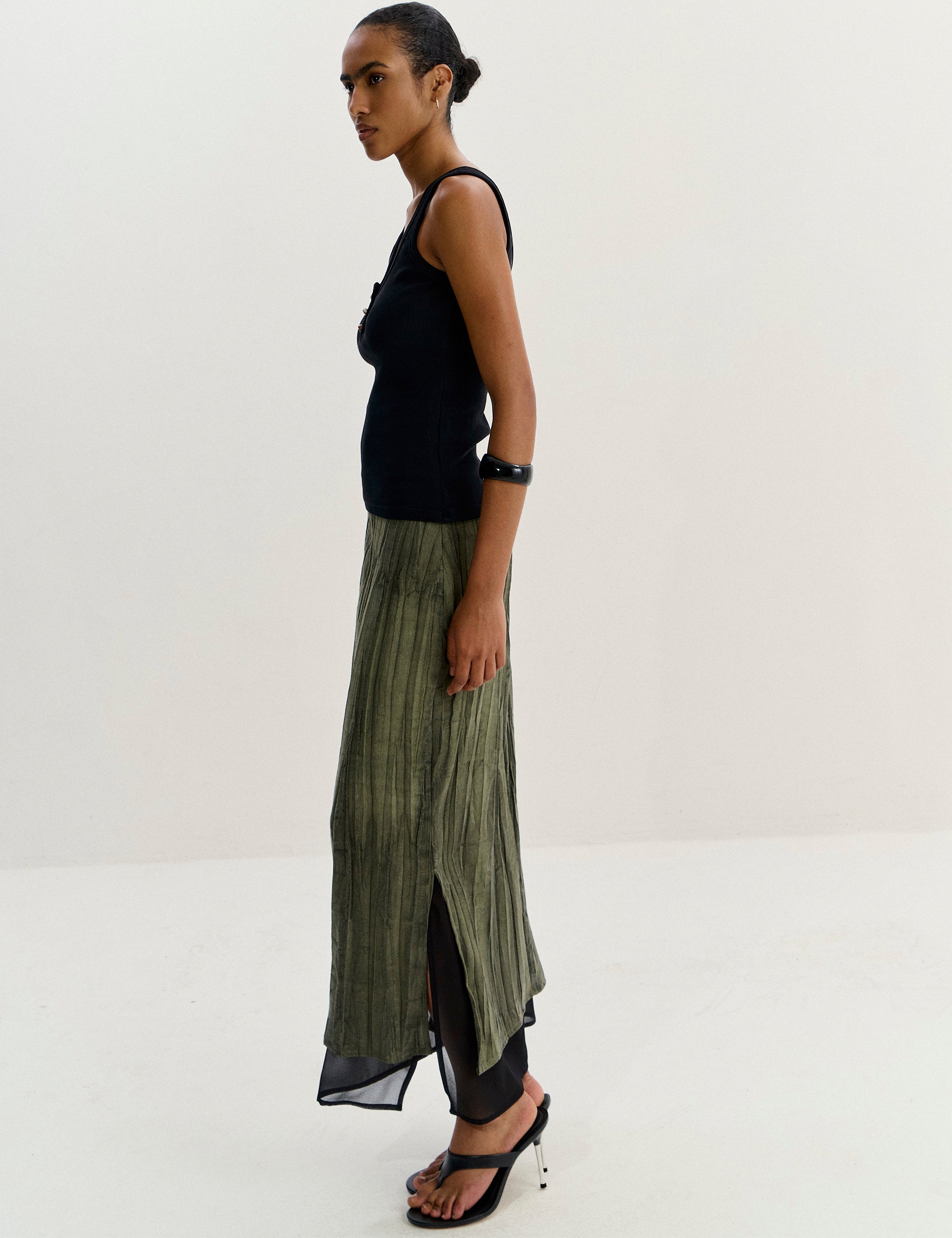 Saia Mello Rustico Musgo