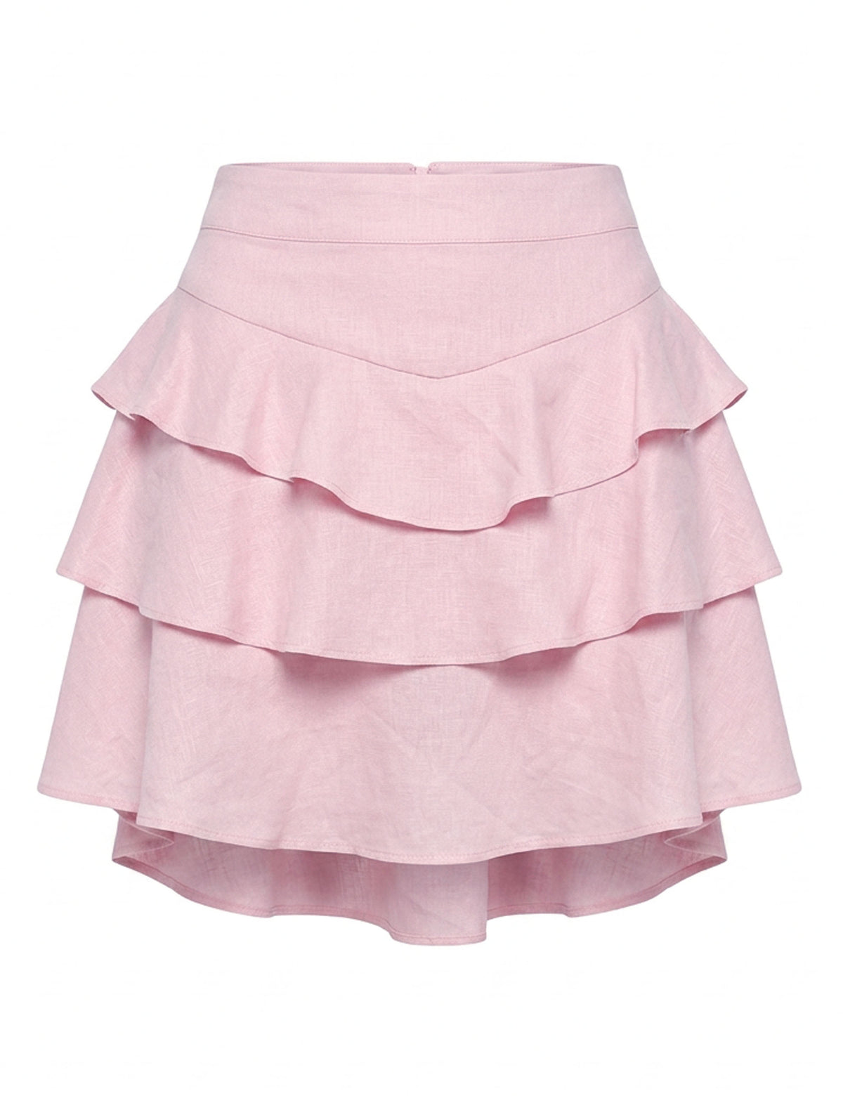Shorts Saia Lucy Viscolinho Rosa