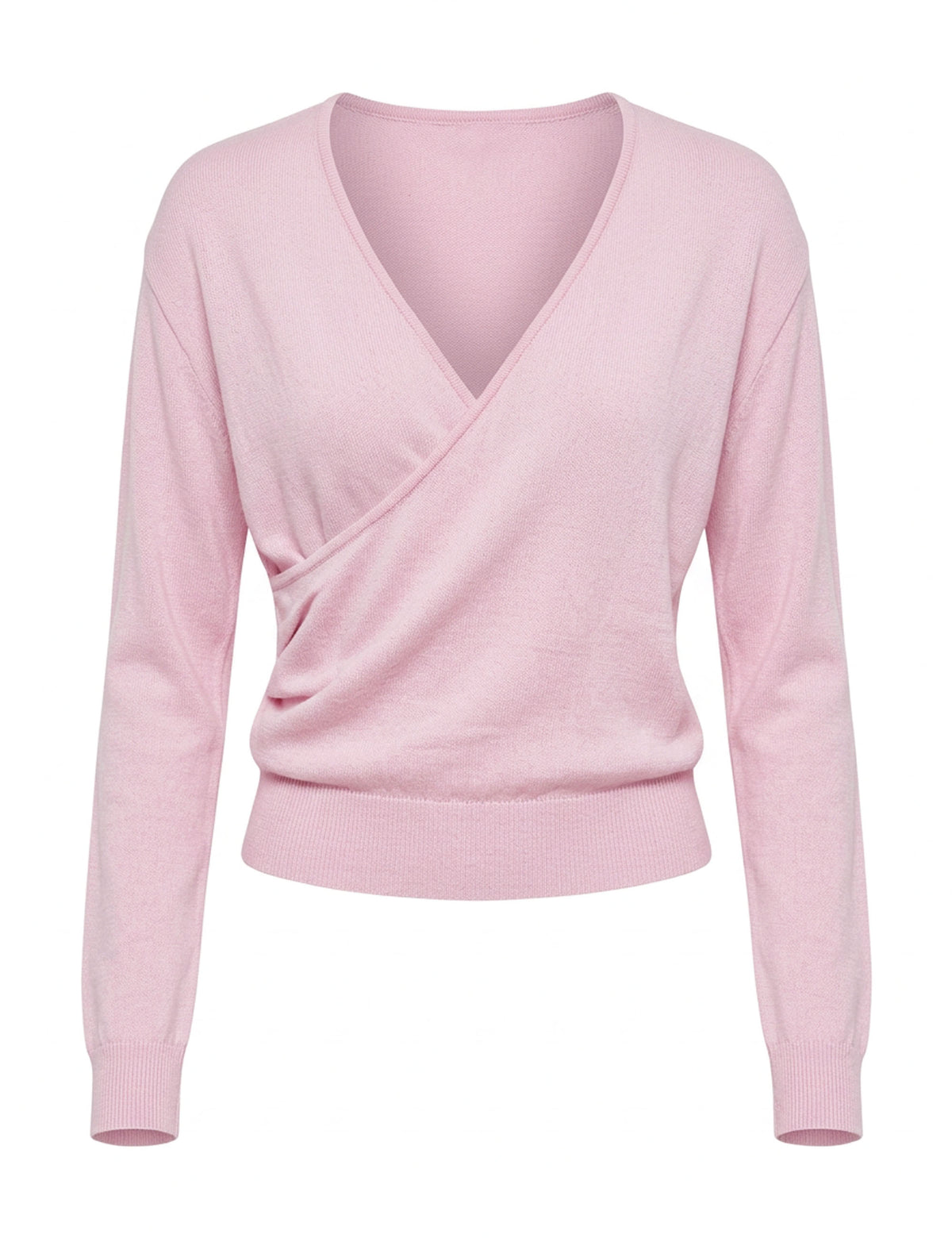 Tricot Beatriz Transpassado Rosa