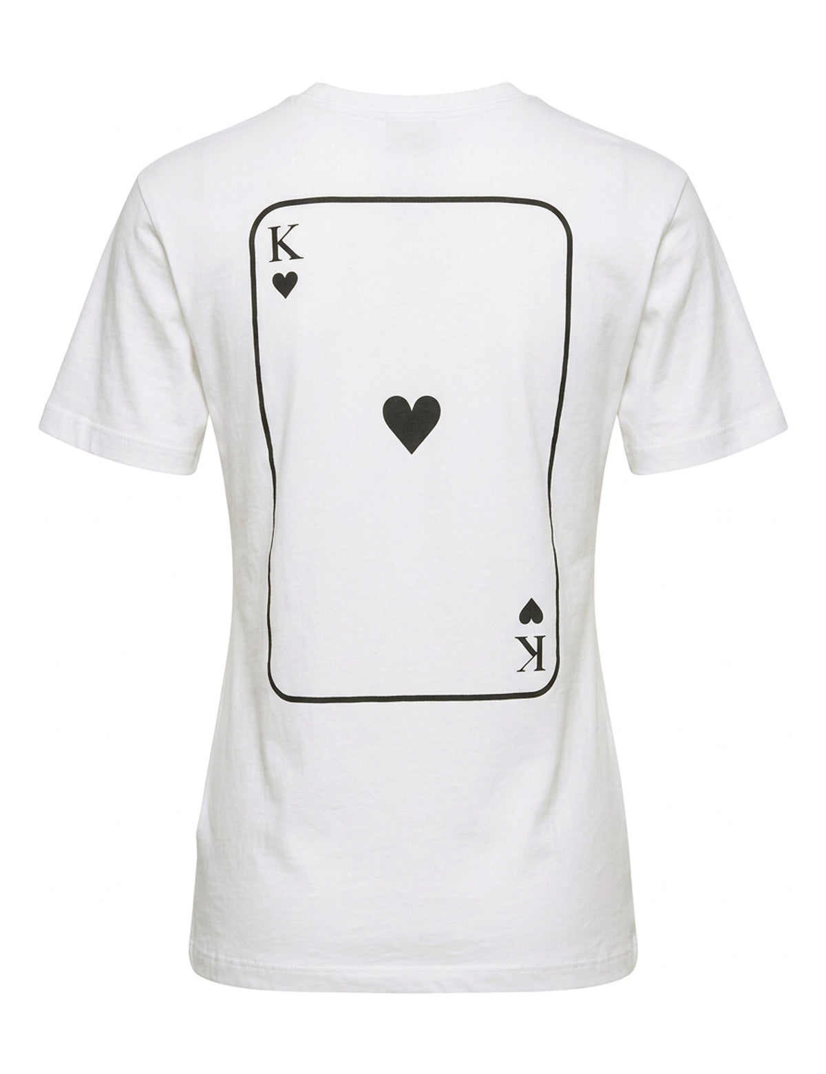 T-shirt Lucky Algodão Off White/Preto