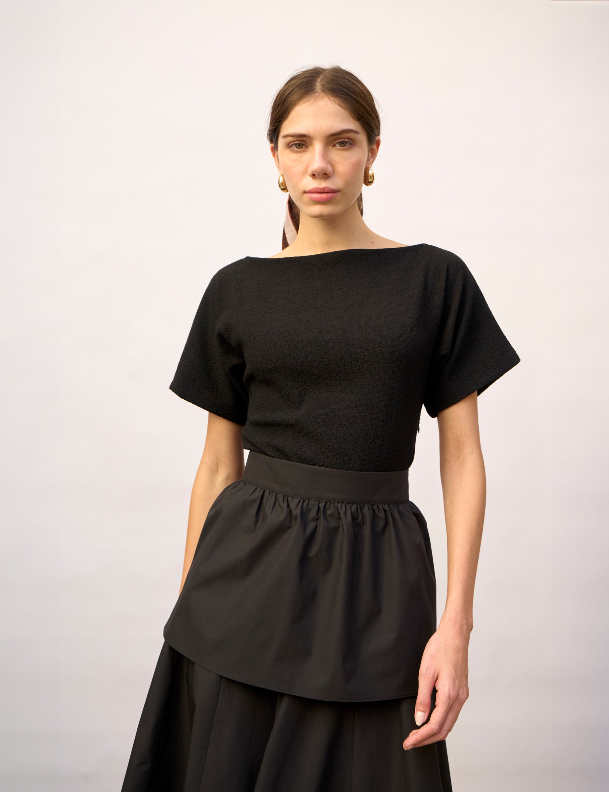 Vestido Manon Tweed Preto