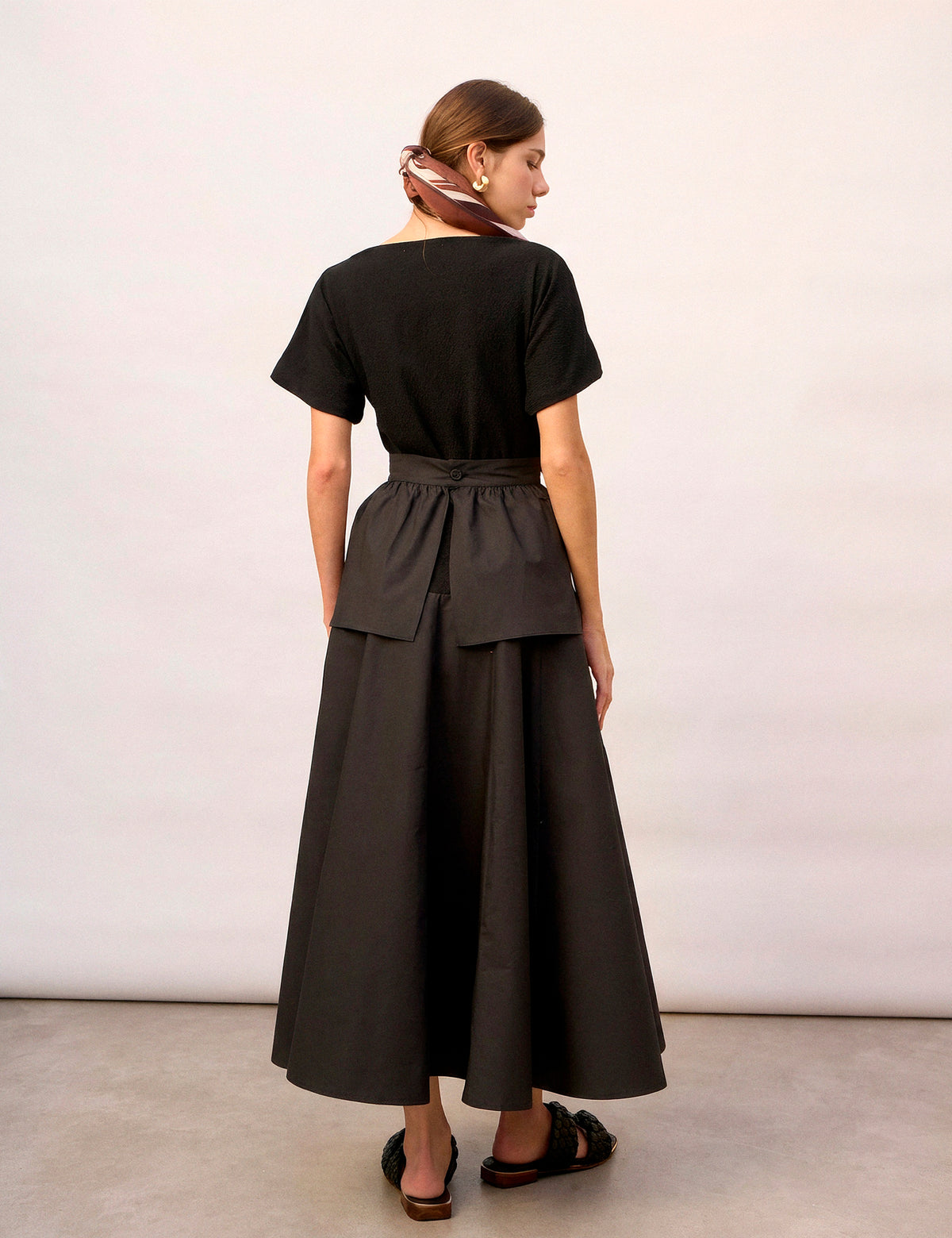 Vestido Manon Tweed Preto