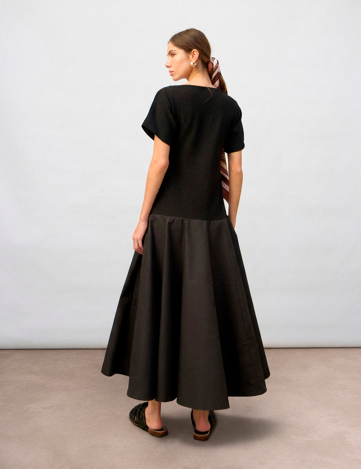Vestido Manon Tweed Preto