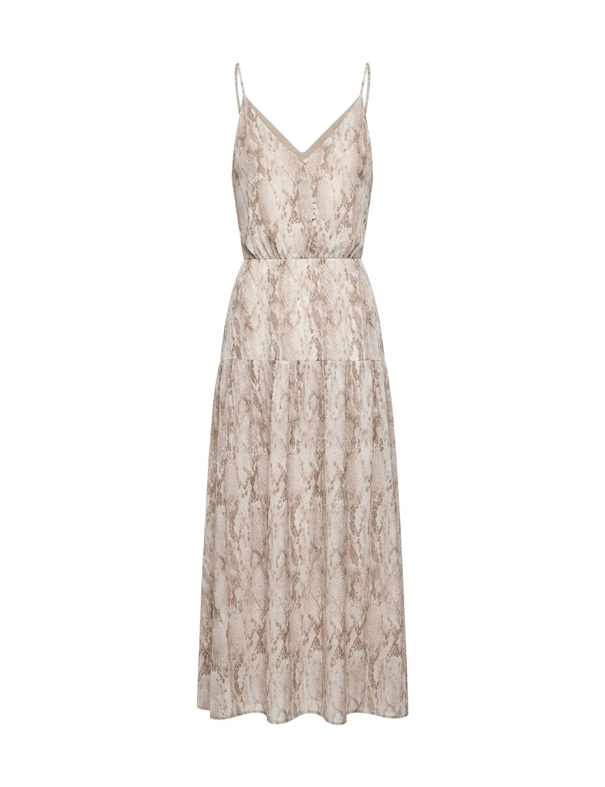 Vestido Jade Animal Print Cinza
