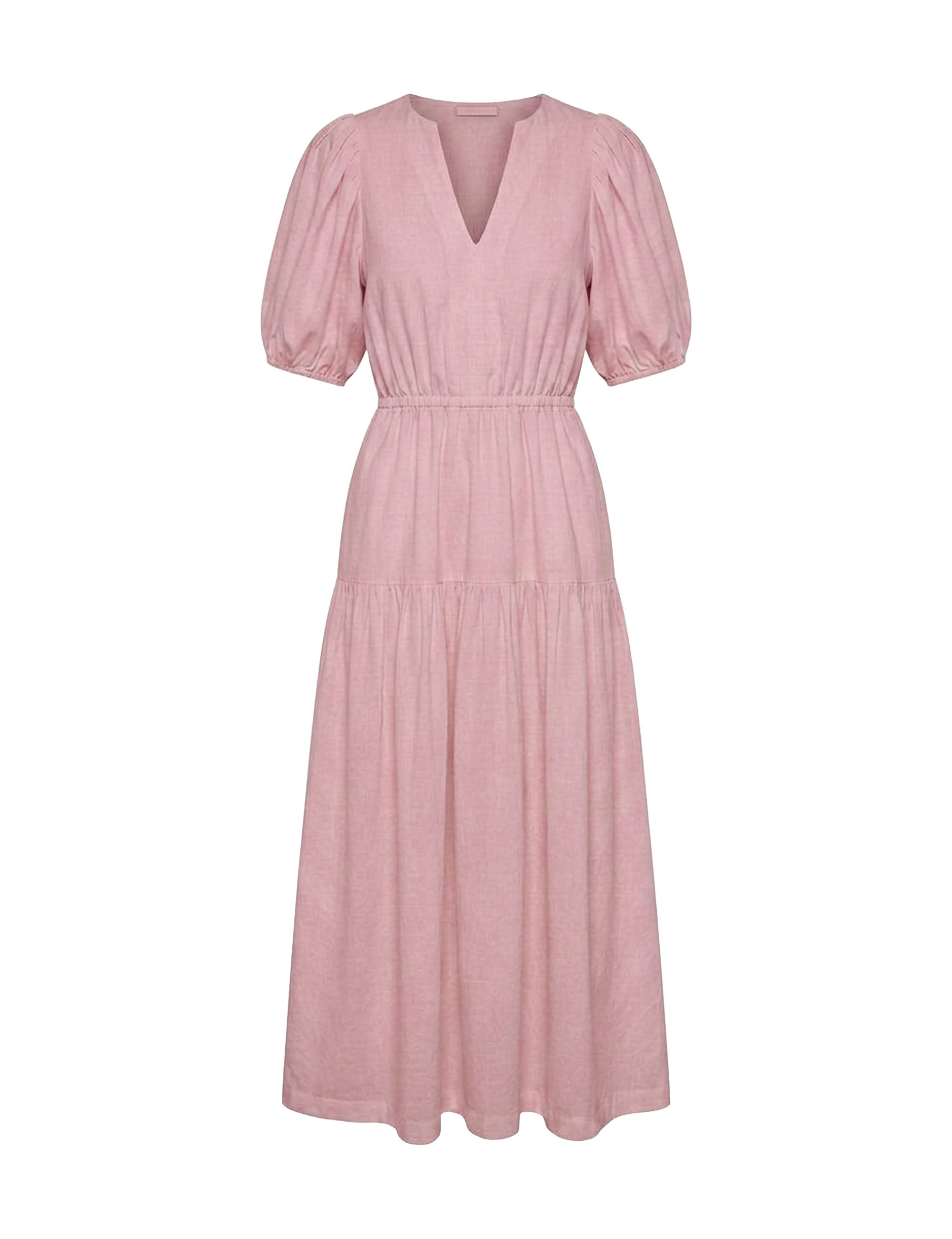 Vestido Jasmin Algodão Rosa