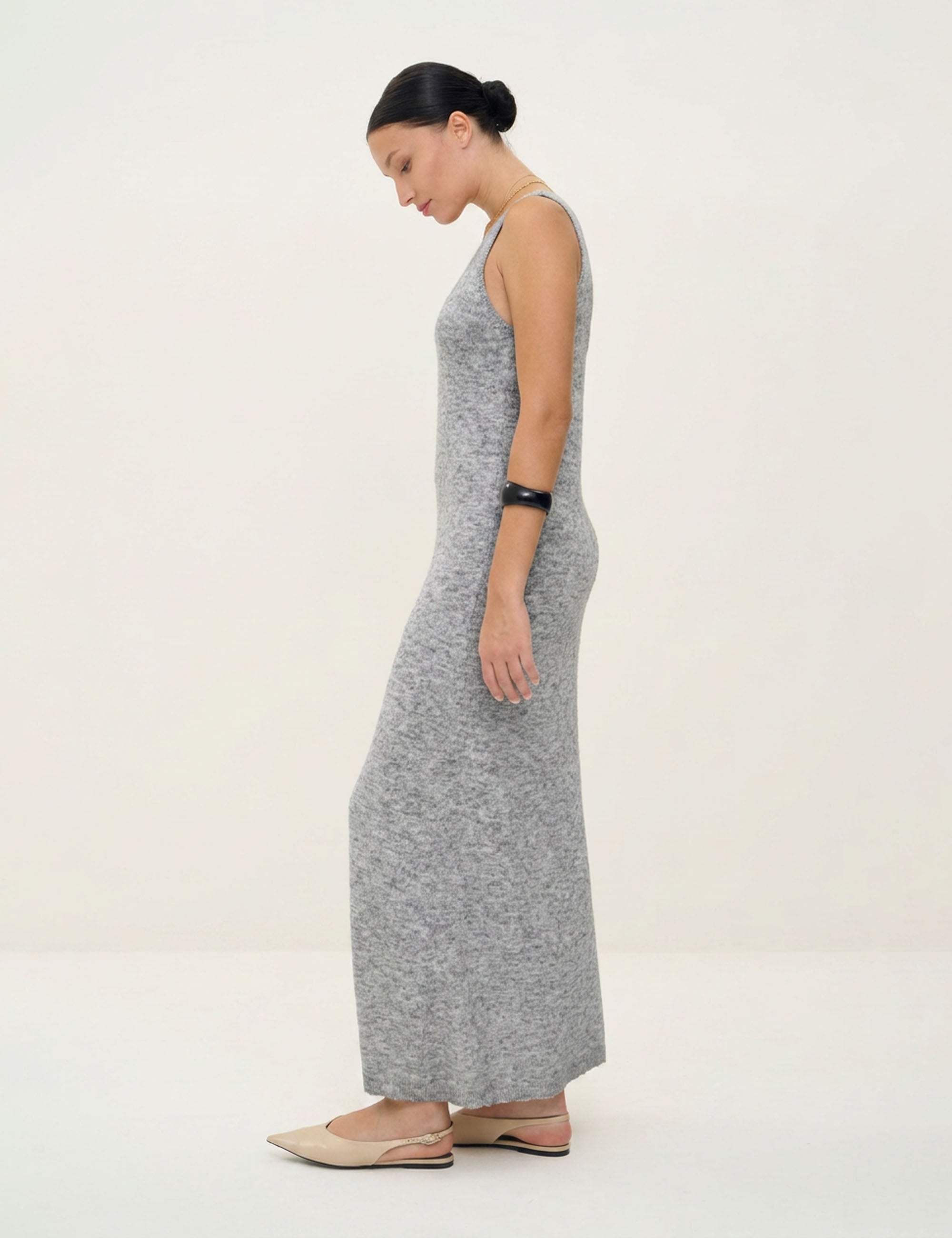 Vestido Nice Tricot Grafite