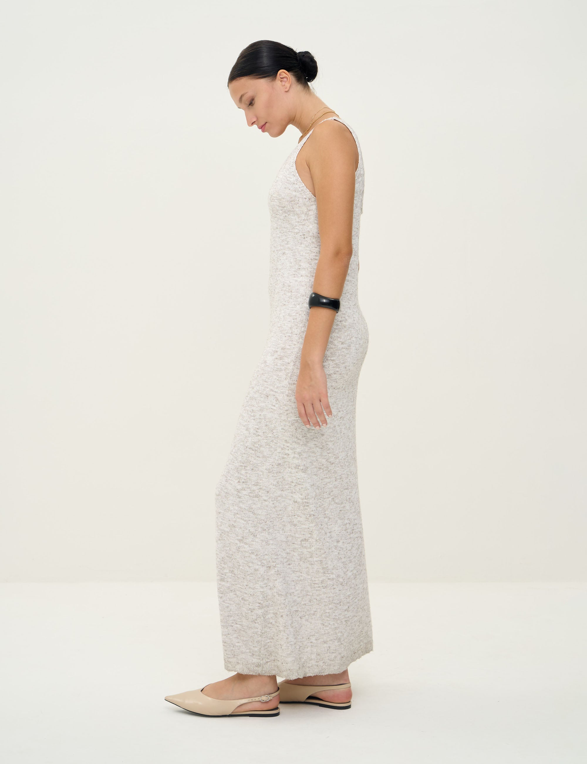 Vestido Nice Tricot Papiro