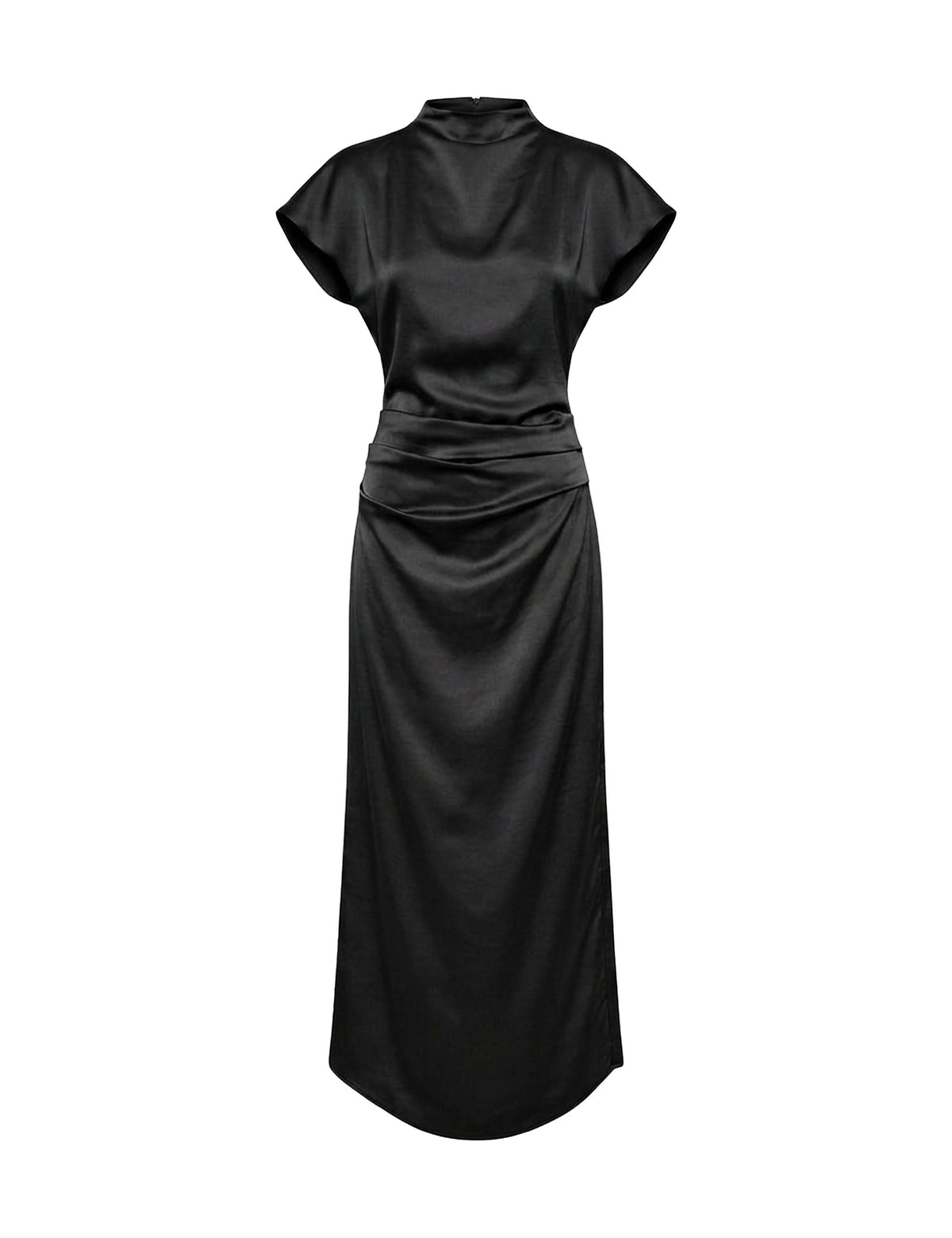 Vestido Siena Cetim Preto