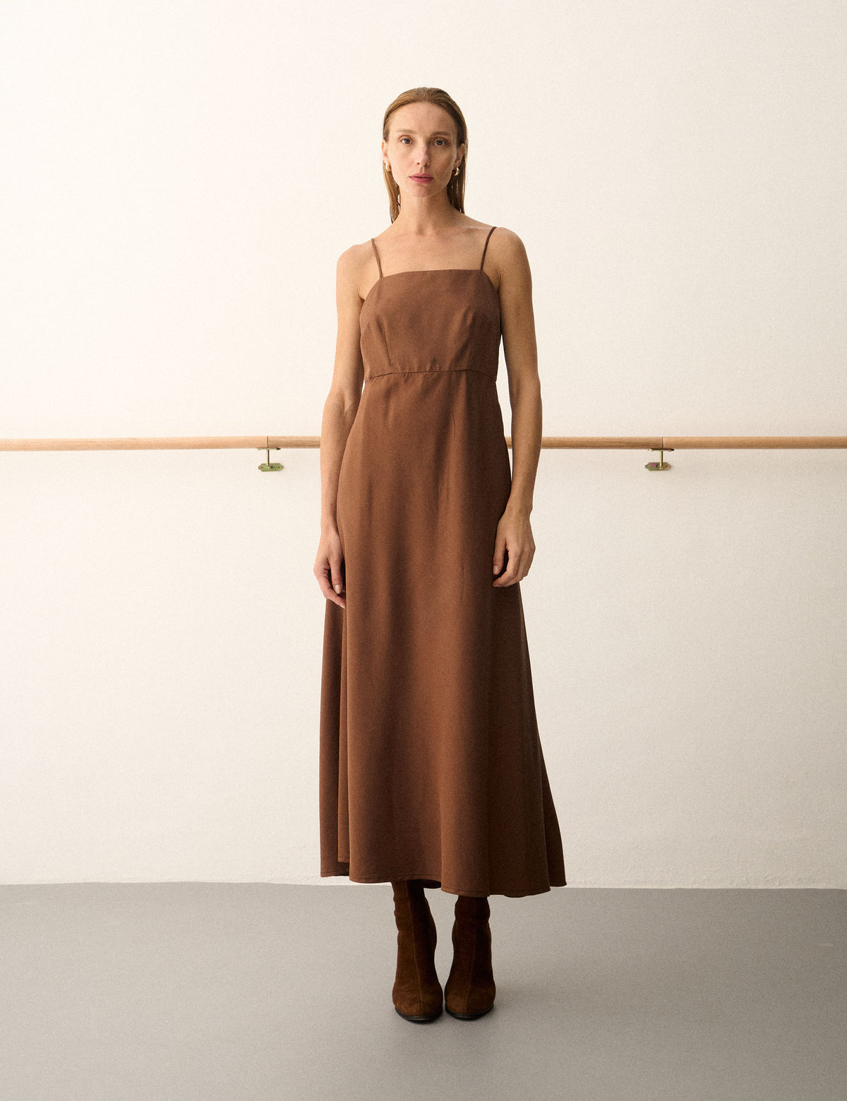 Vestido Carol Liocel Marrom
