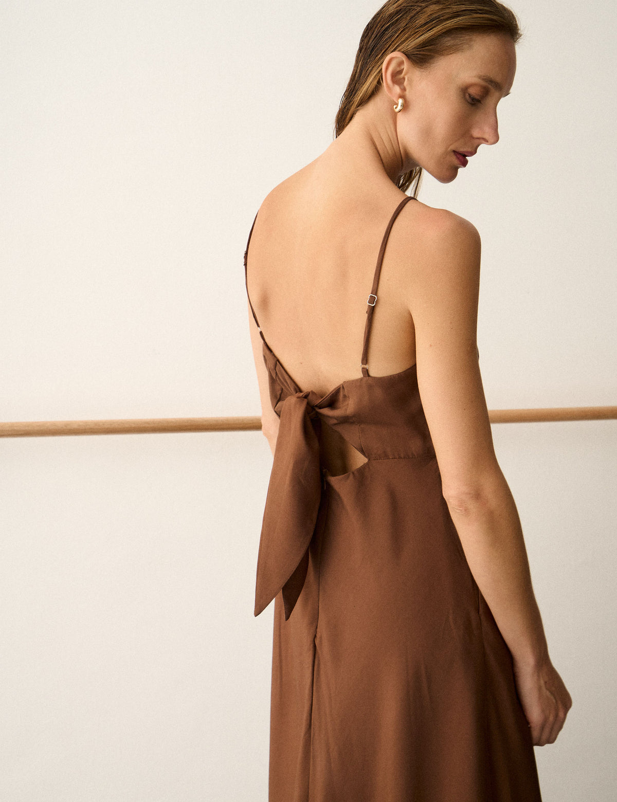 Vestido Carol Liocel Marrom
