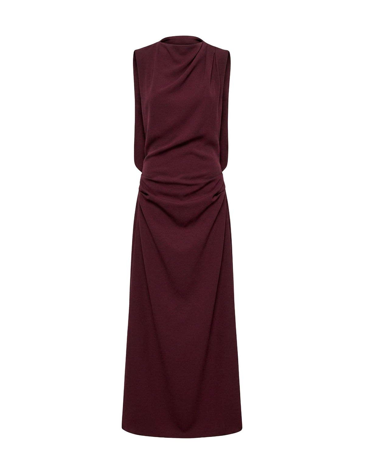 Vestido Lune Alfaiataria Bordeaux