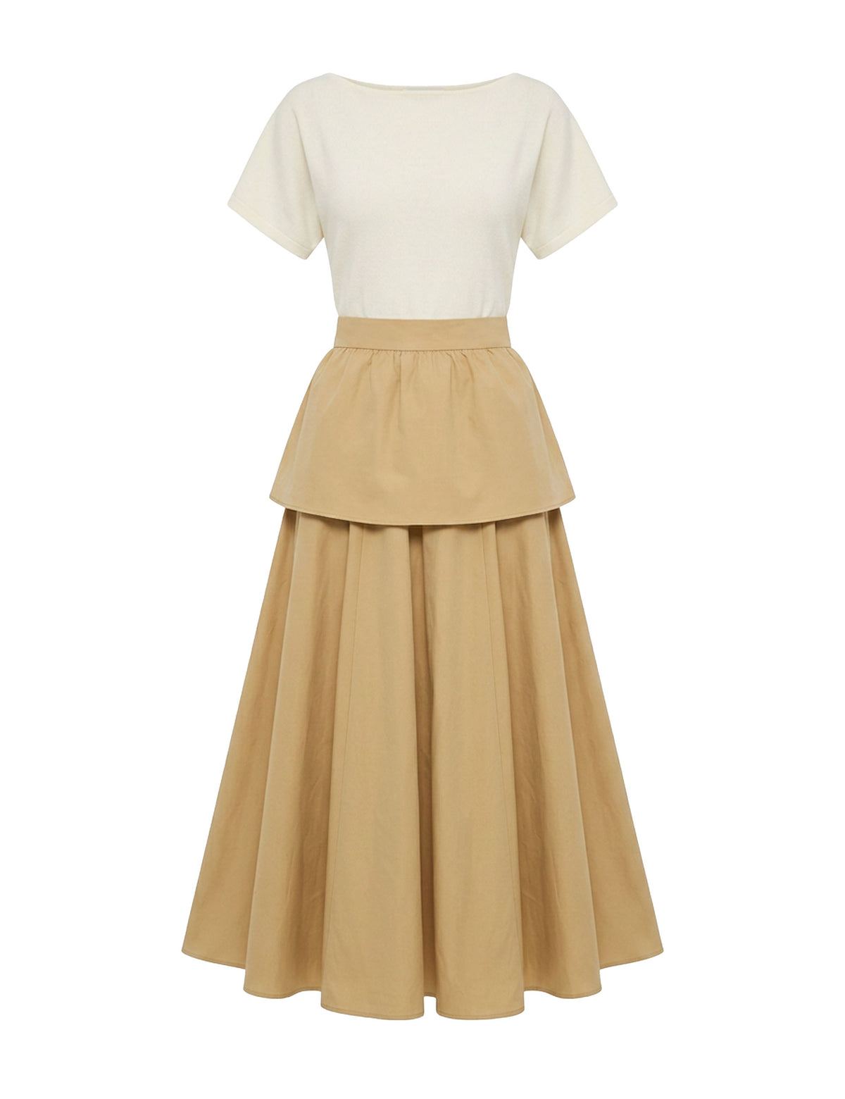 Vestido Manon Tweed Off White/Bege