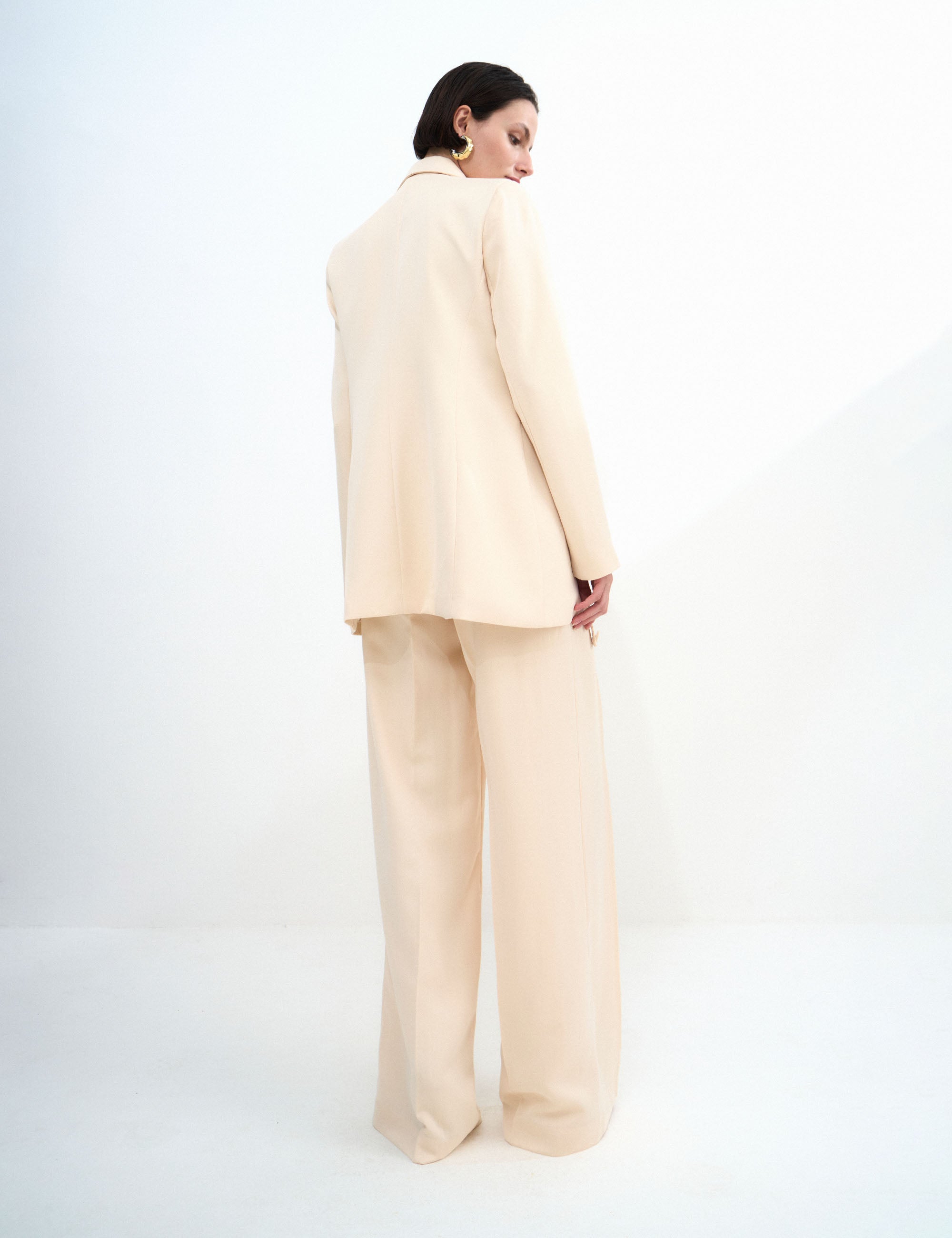 Blazer Ana Alice Alfaiataria Marfim | Nanaminze