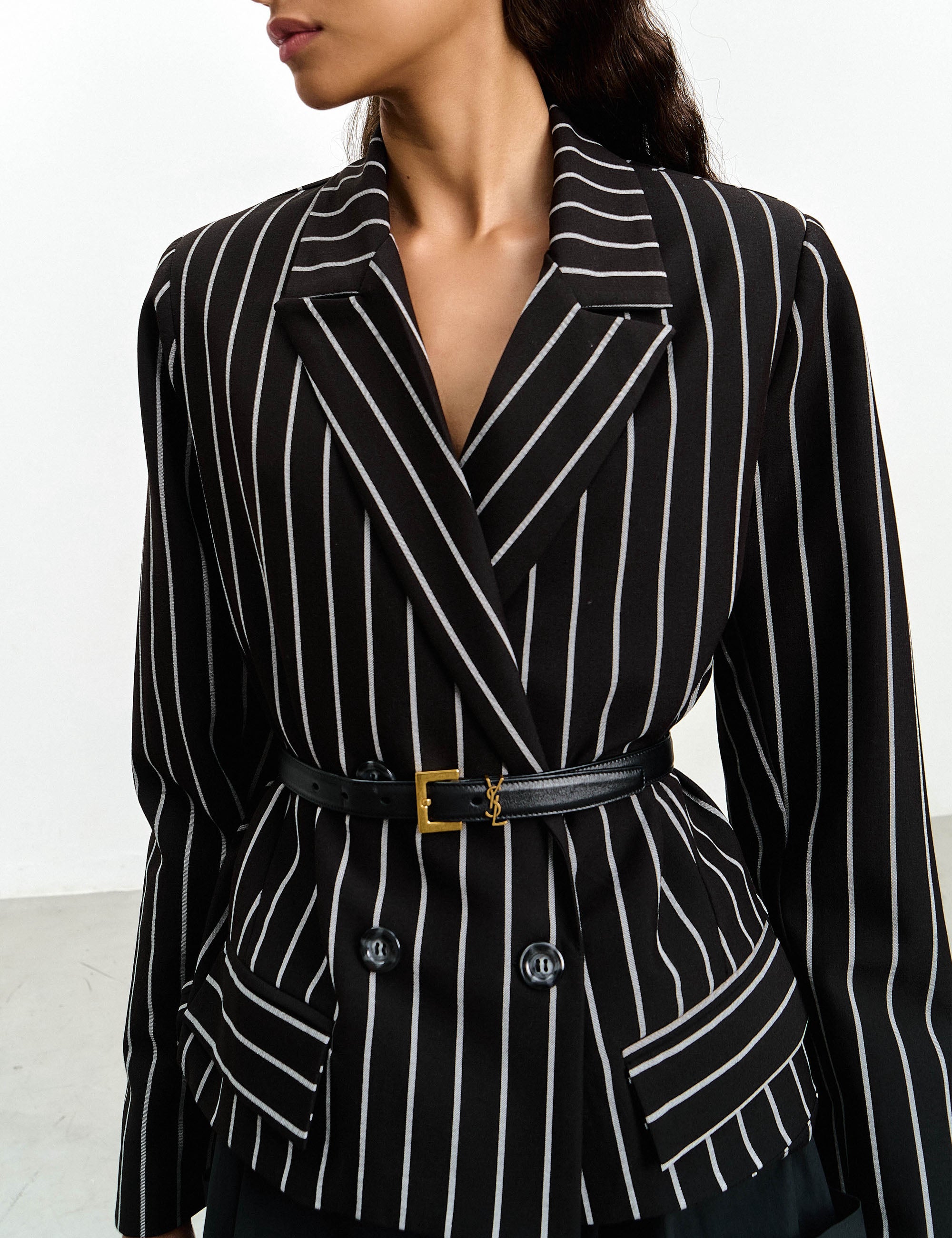 Blazer Alessa Risca Preto