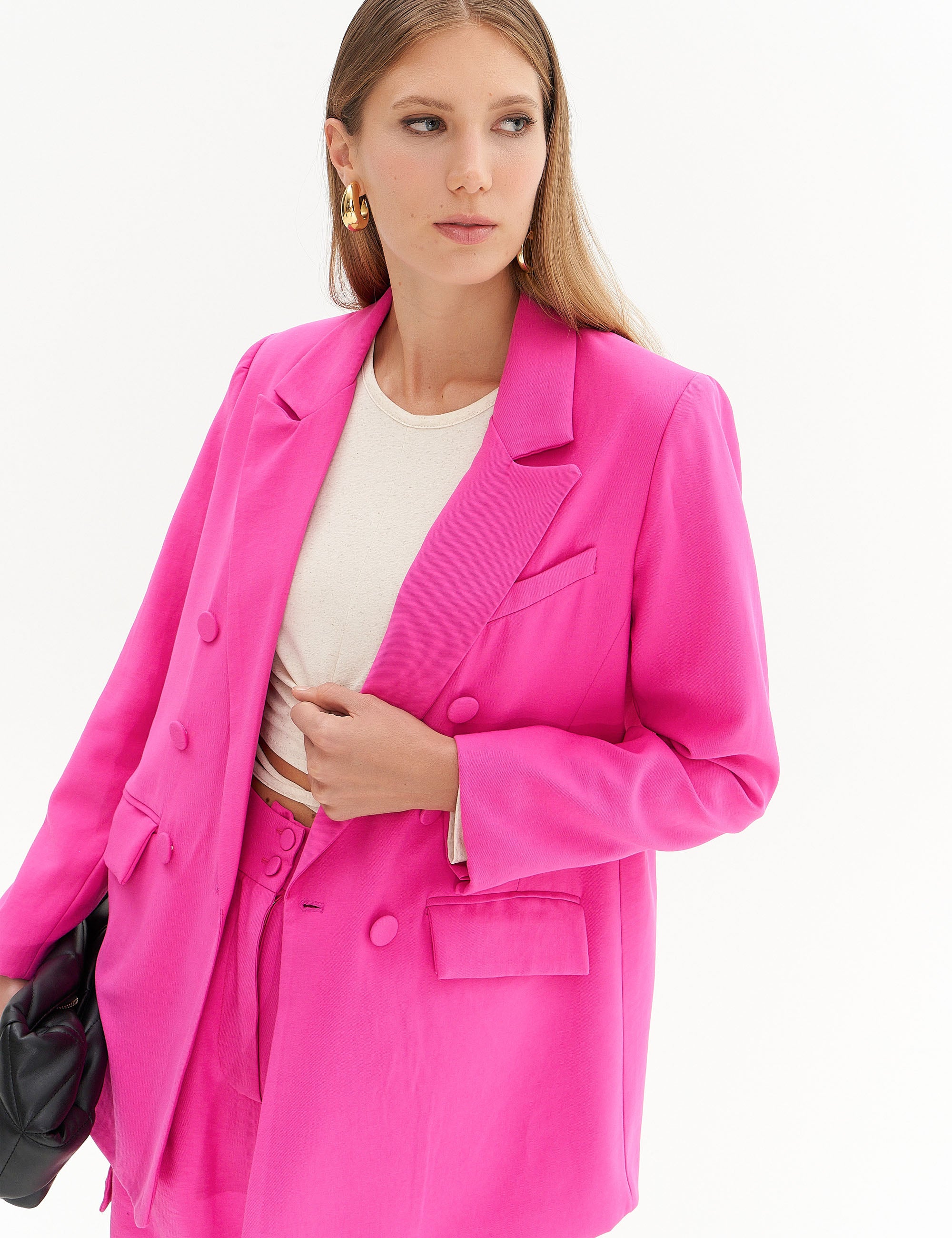 Blazer Alessandra Viscose Pink
