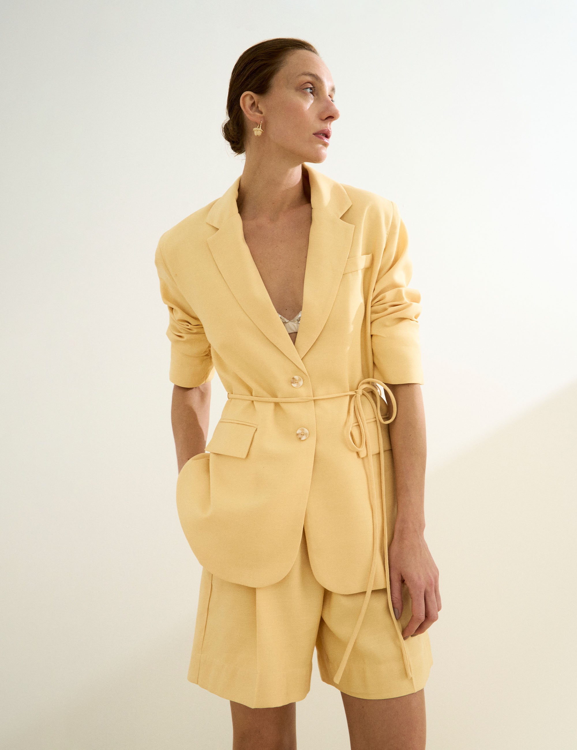 Blazer Alexandra Liocel Amarelo