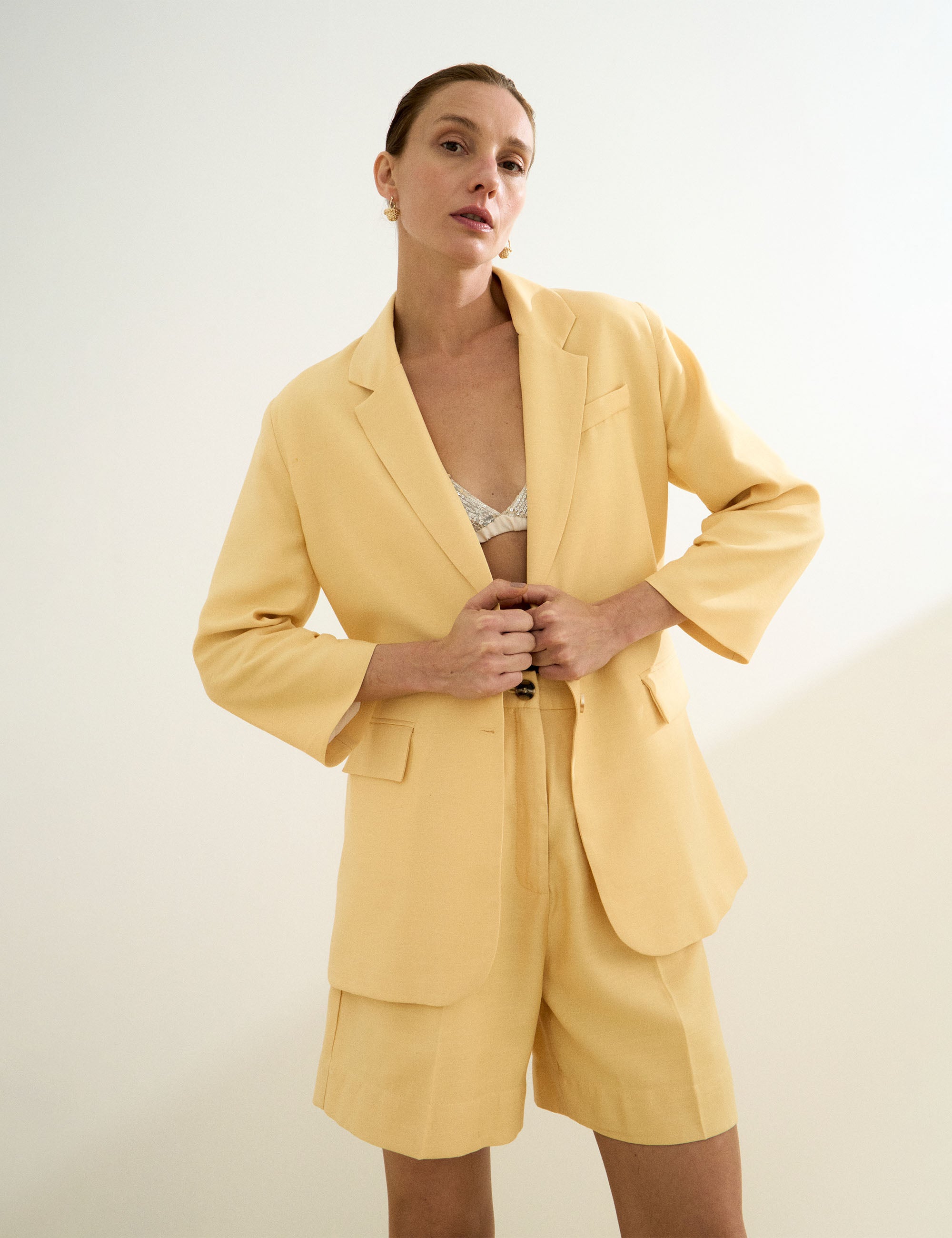 Blazer Alexandra Liocel Amarelo
