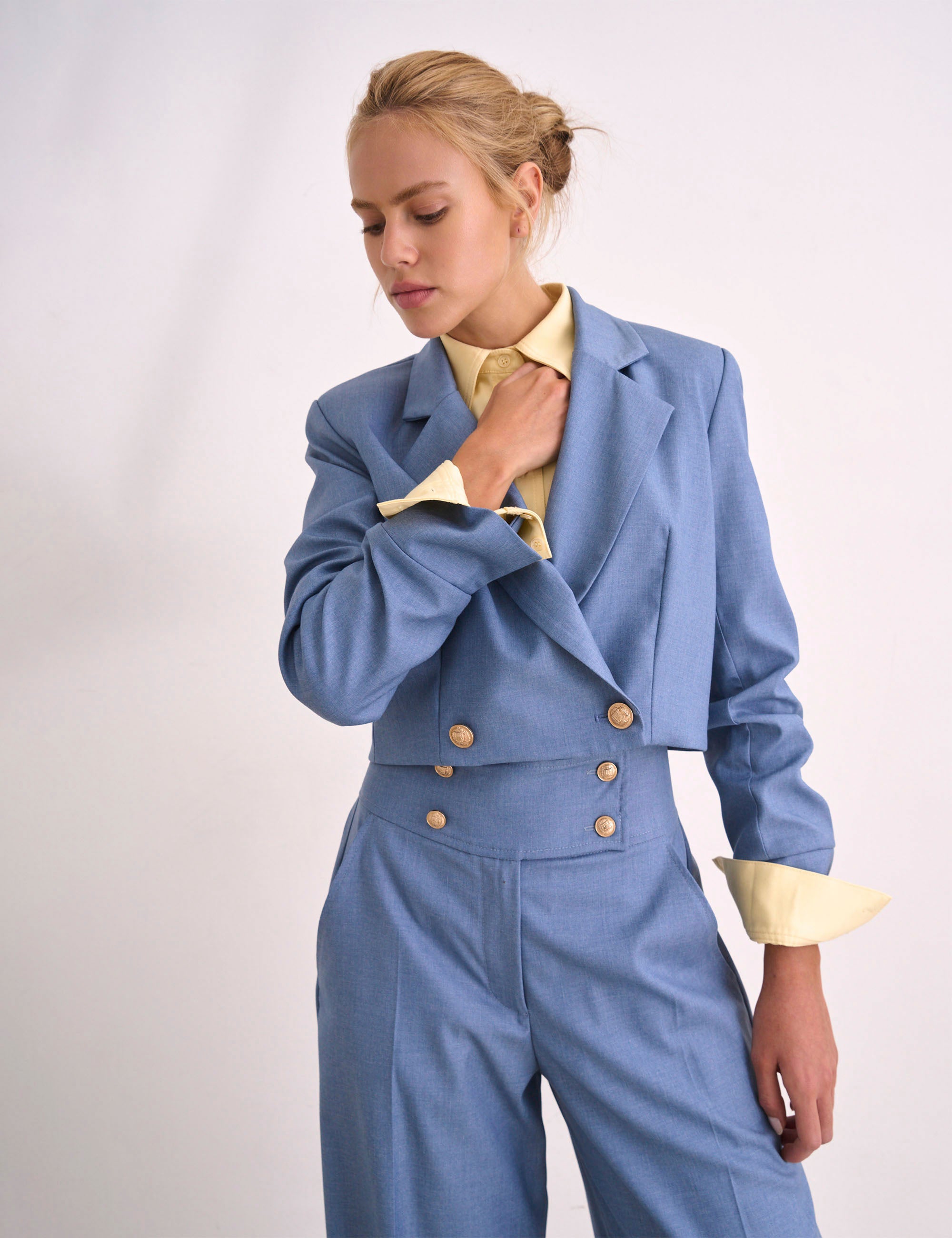 Blazer Alice Alfaiataria Azul