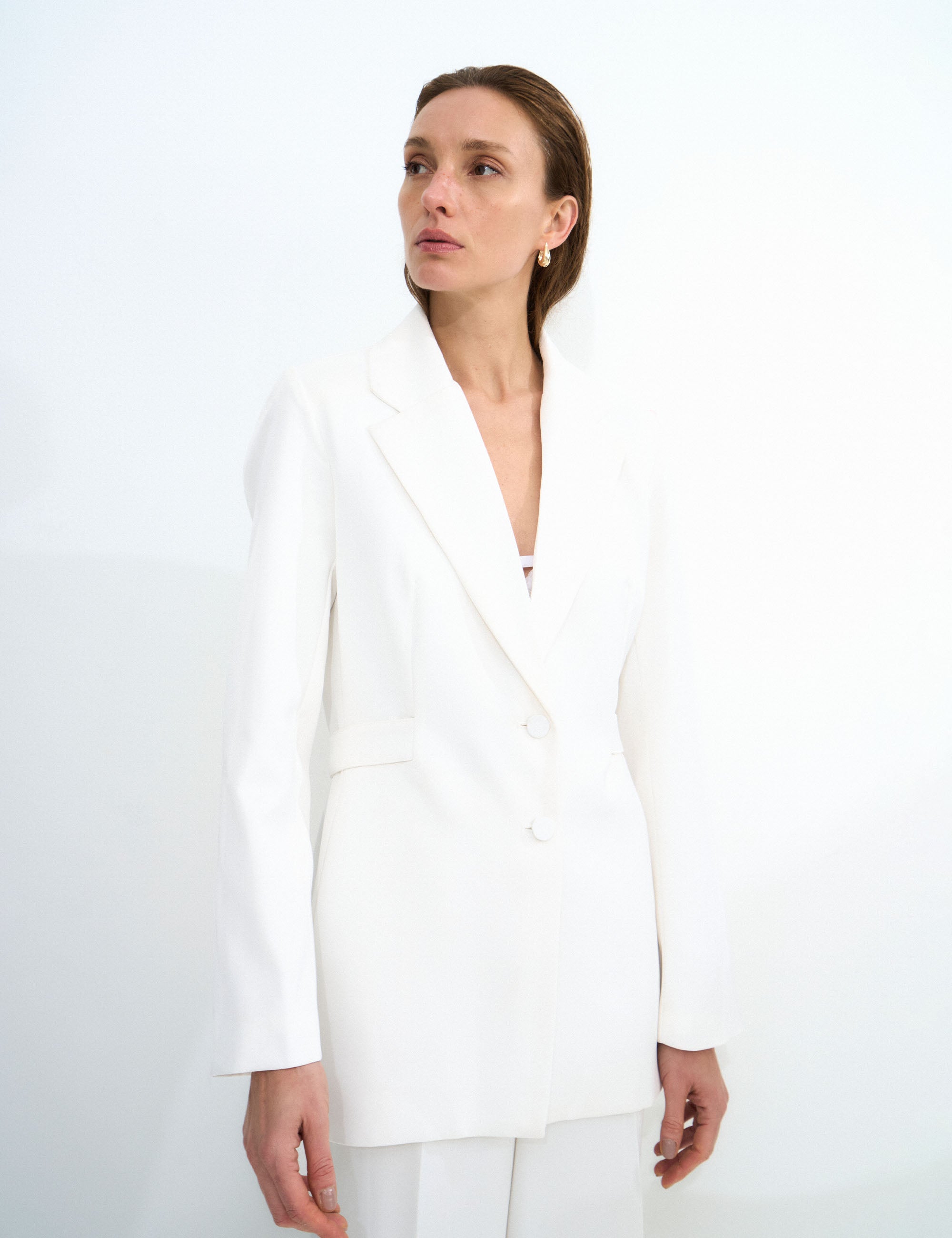 Blazer Ana Alice Alfaiataria Off White | Nanaminze