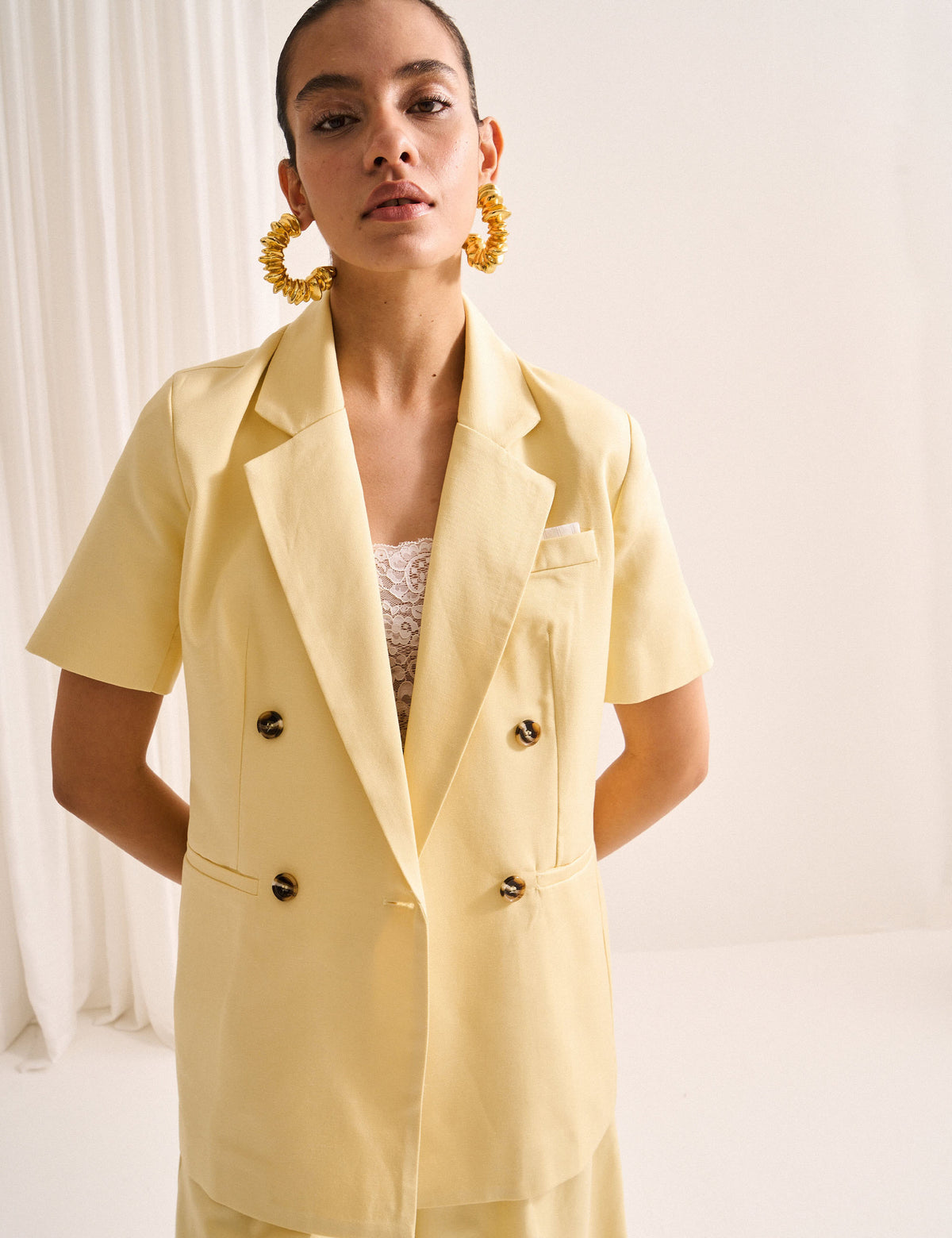 Blazer Arielle Liocel Amarelo