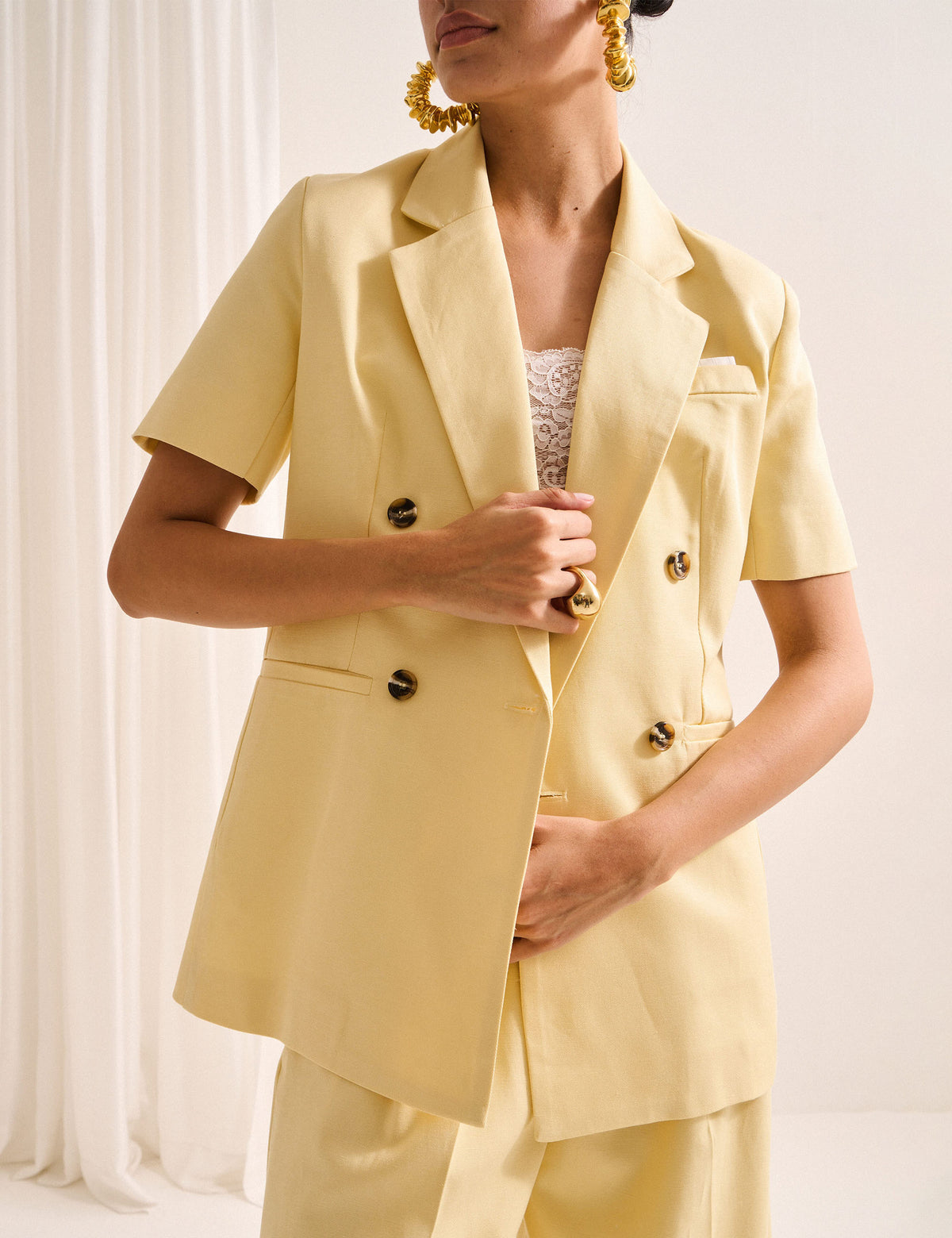 Blazer Arielle Liocel Amarelo
