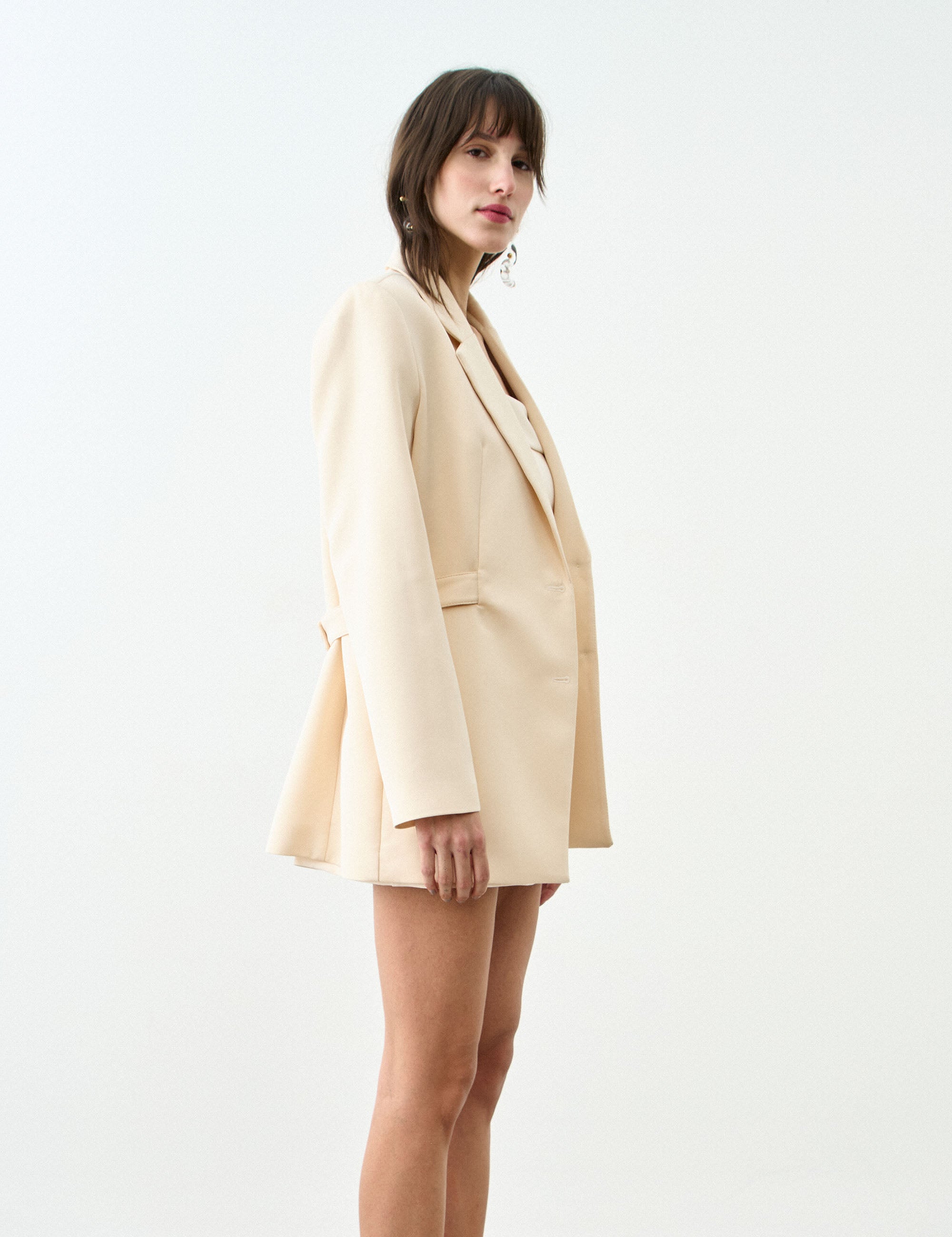 Blazer Eclair Alfaiataria Marfim