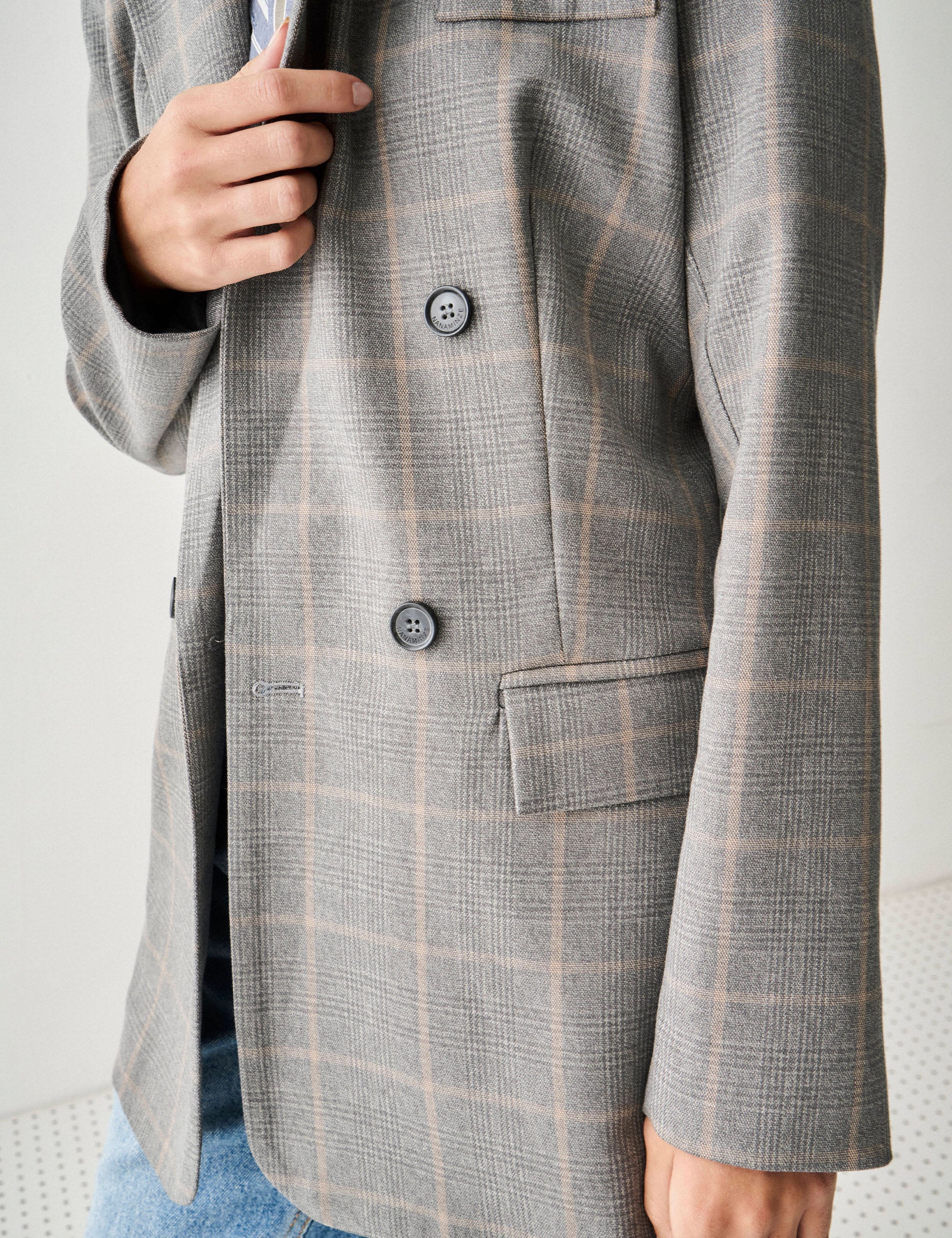 Blazer Gales Alfaiataria Cinza