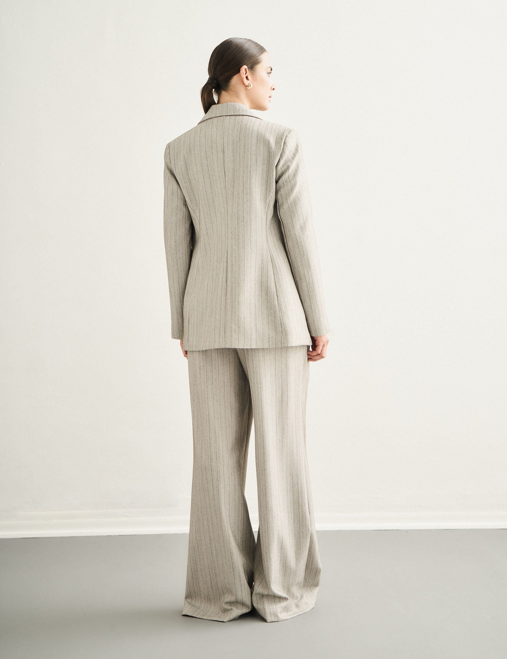 Blazer Helena Alfaiataria Cinza