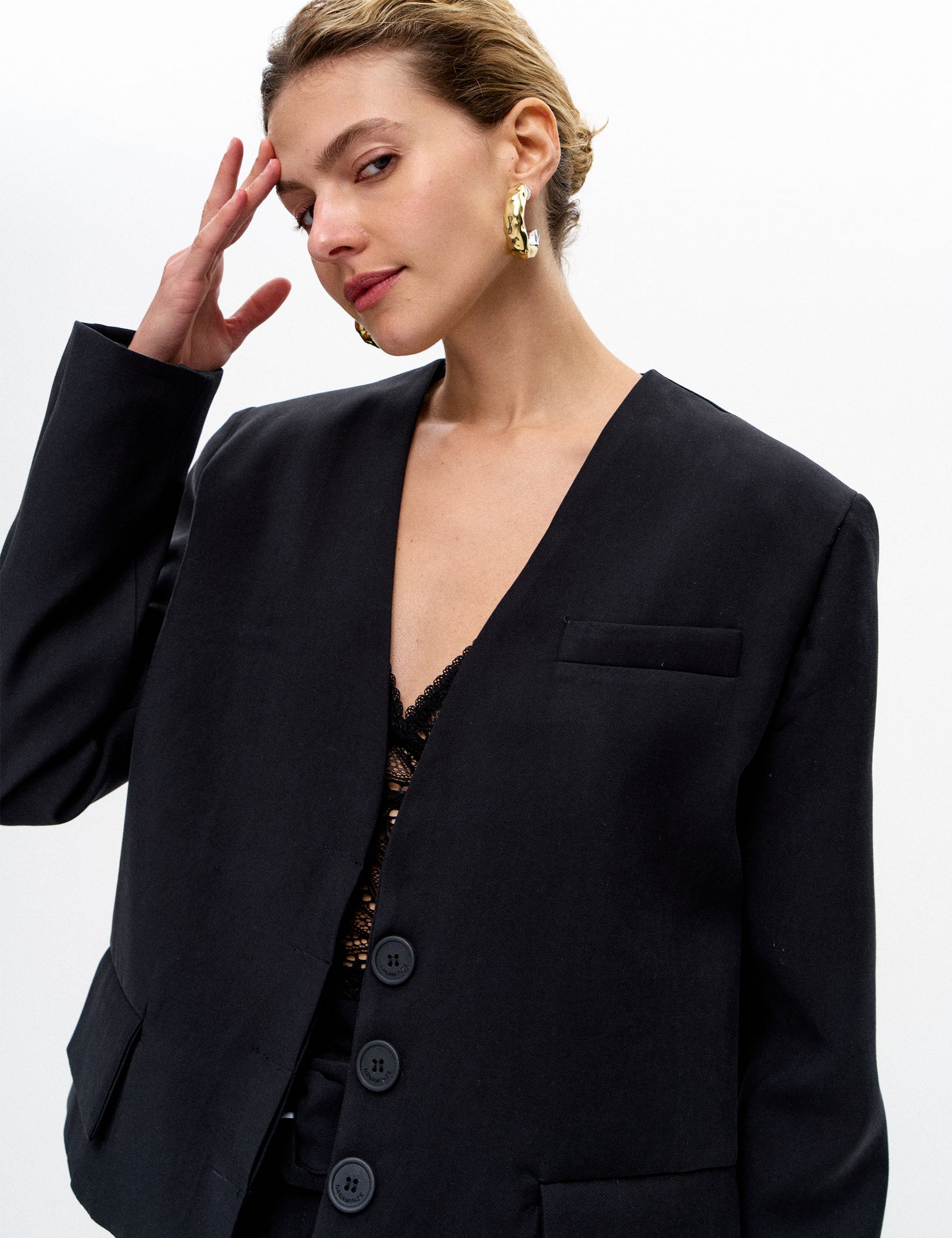 Blazer Julia Liocel Preto