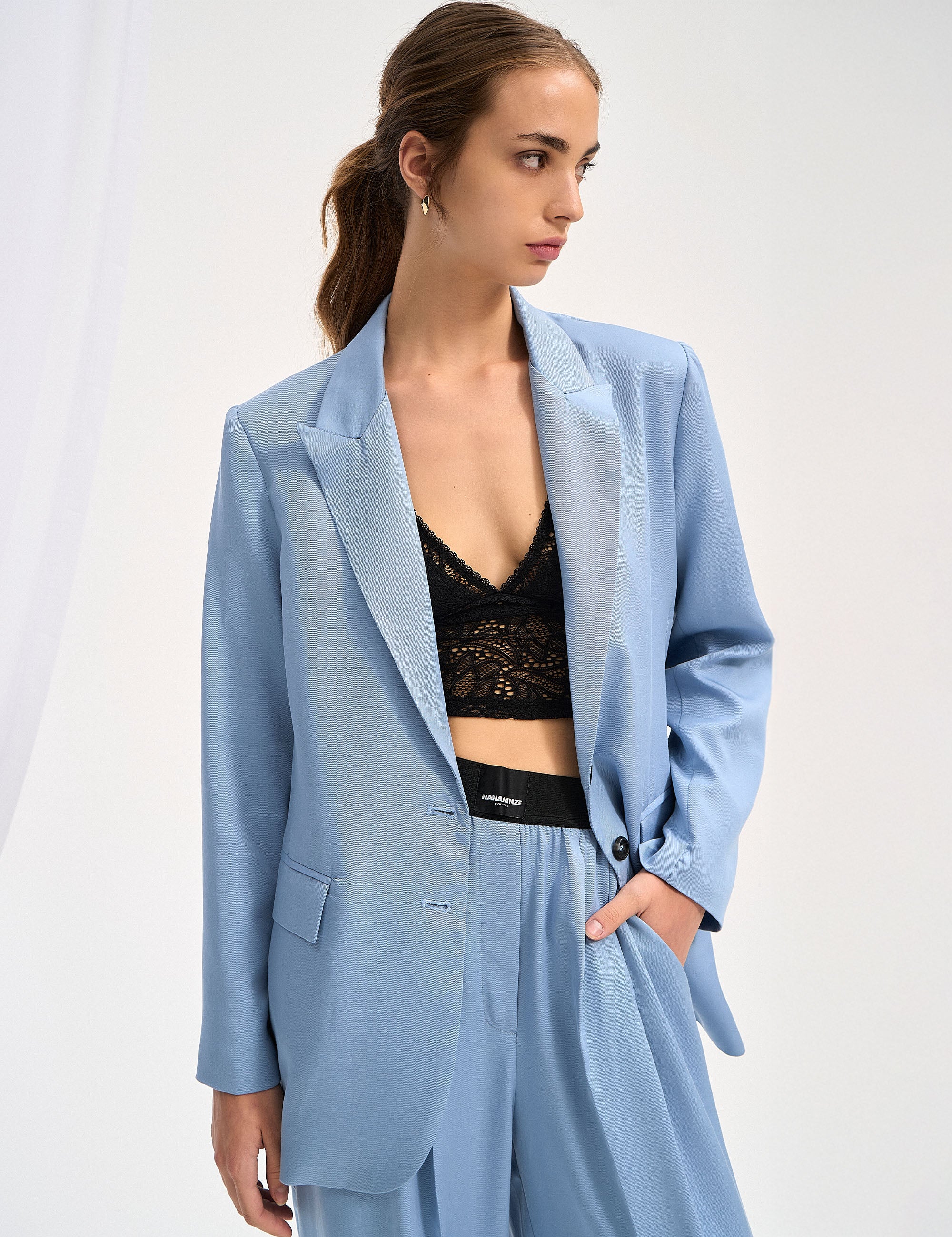 Blazer Los Angeles Liocel Azul Celeste