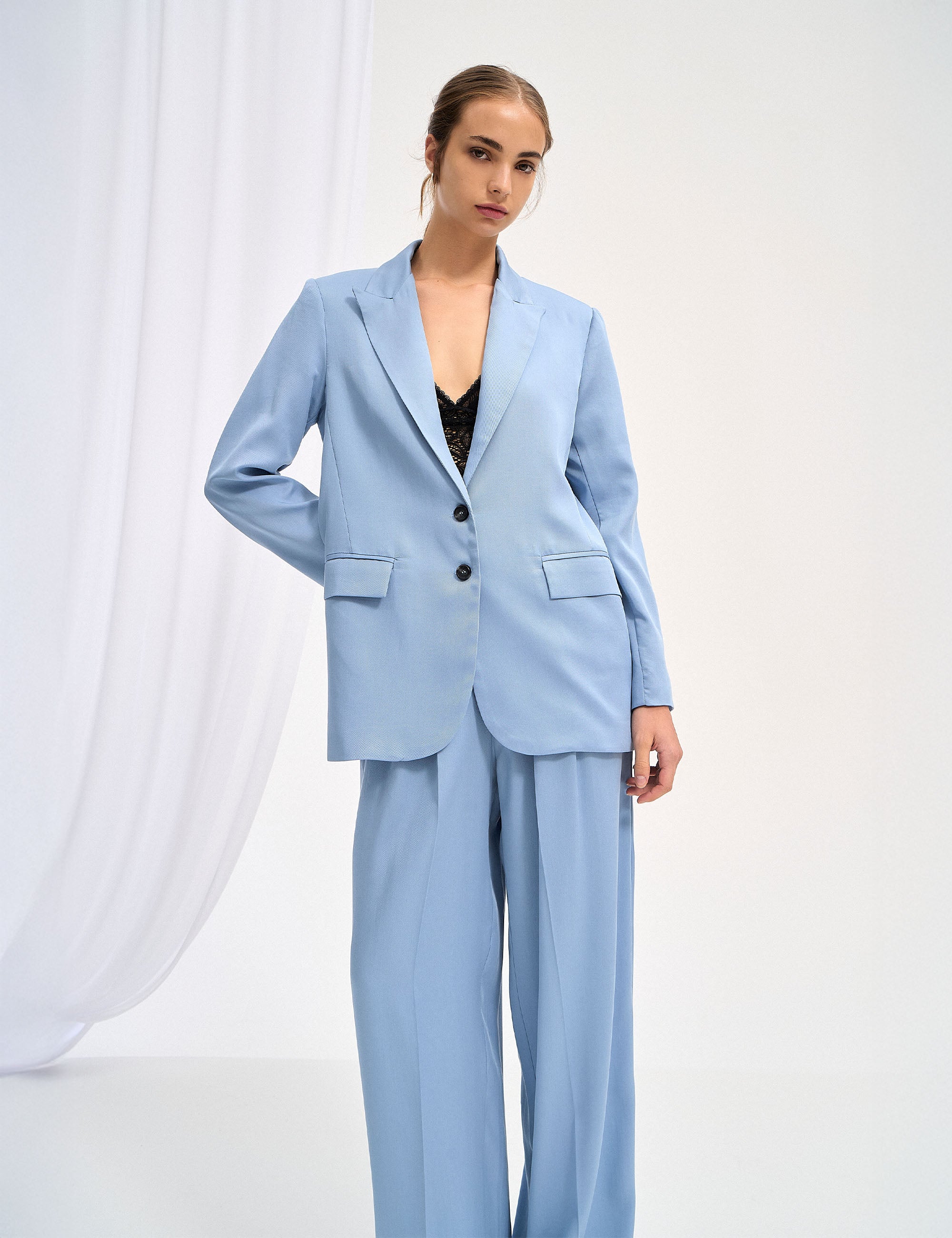 Blazer Los Angeles Liocel Azul Celeste