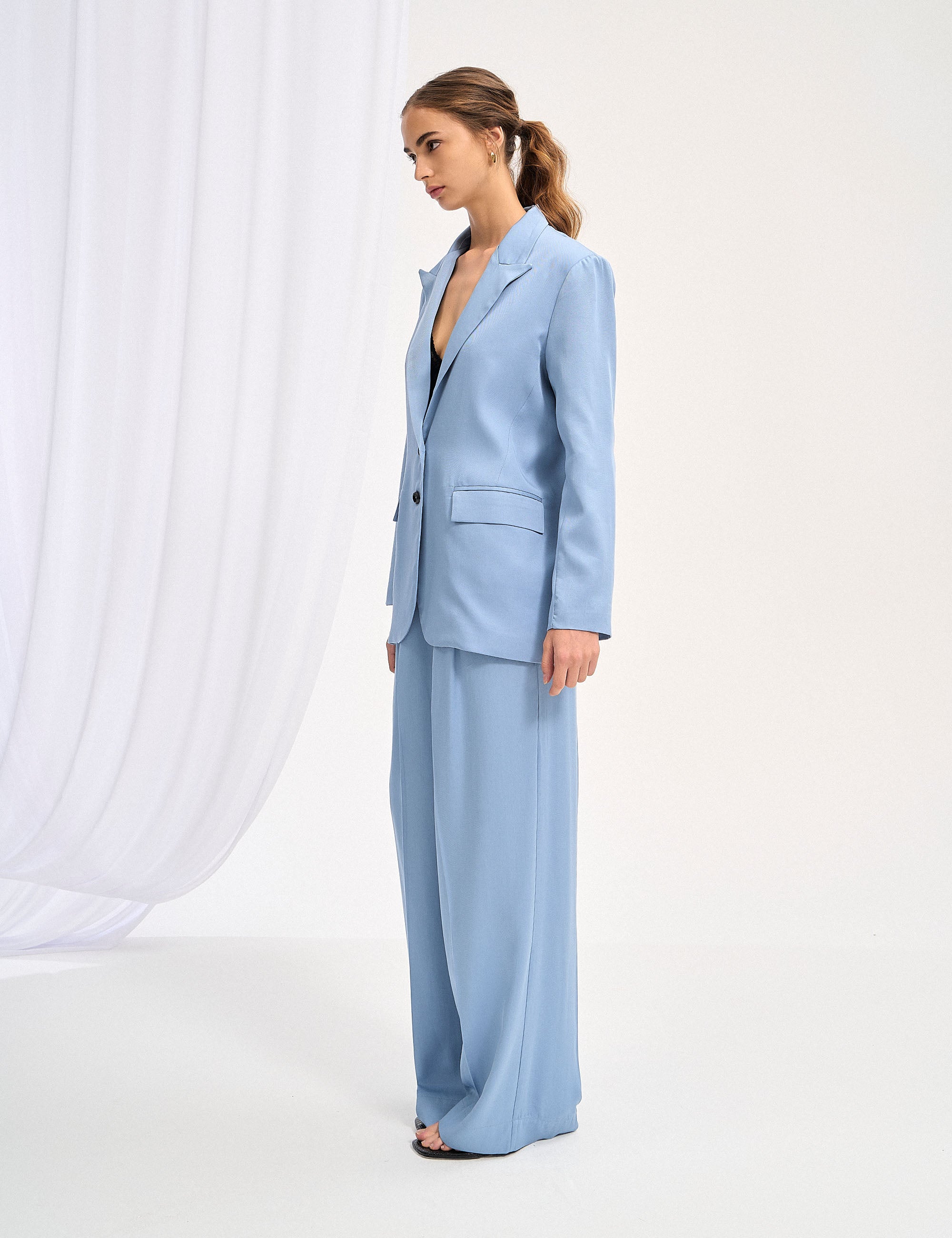 Blazer Los Angeles Liocel Azul Celeste