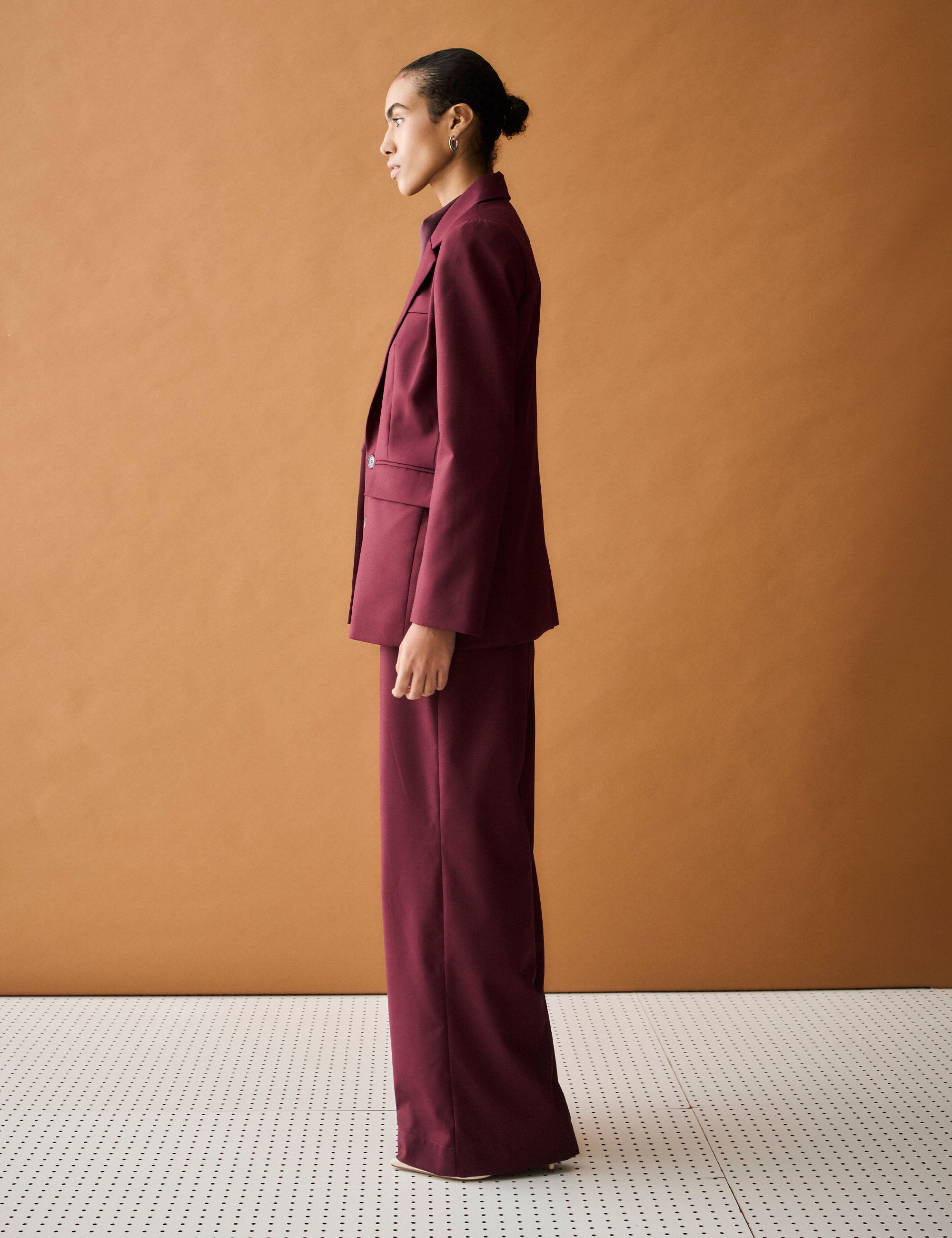 Blazer Luiza Alfaiataria Bordeaux