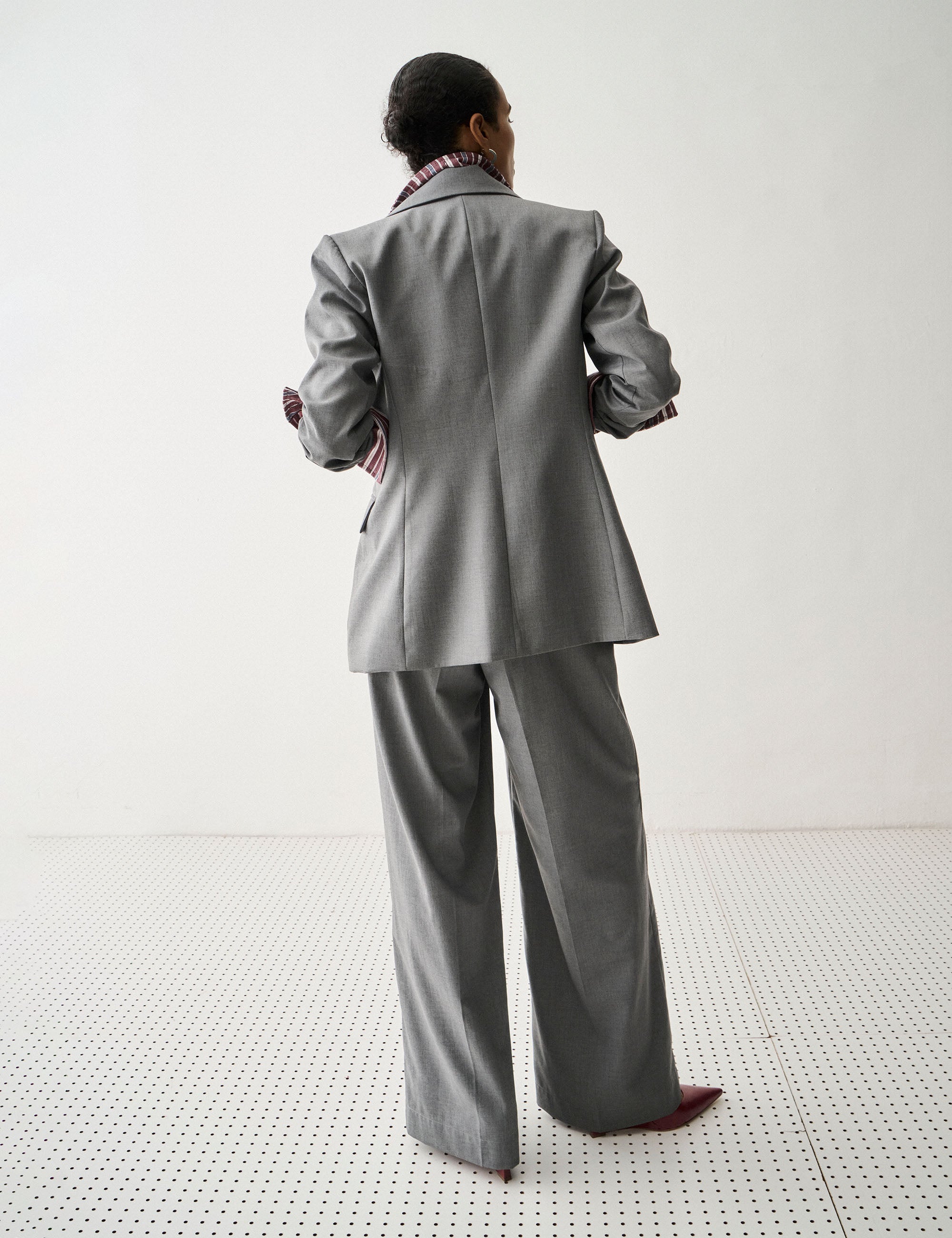 Blazer Luiza Alfaiataria Chumbo