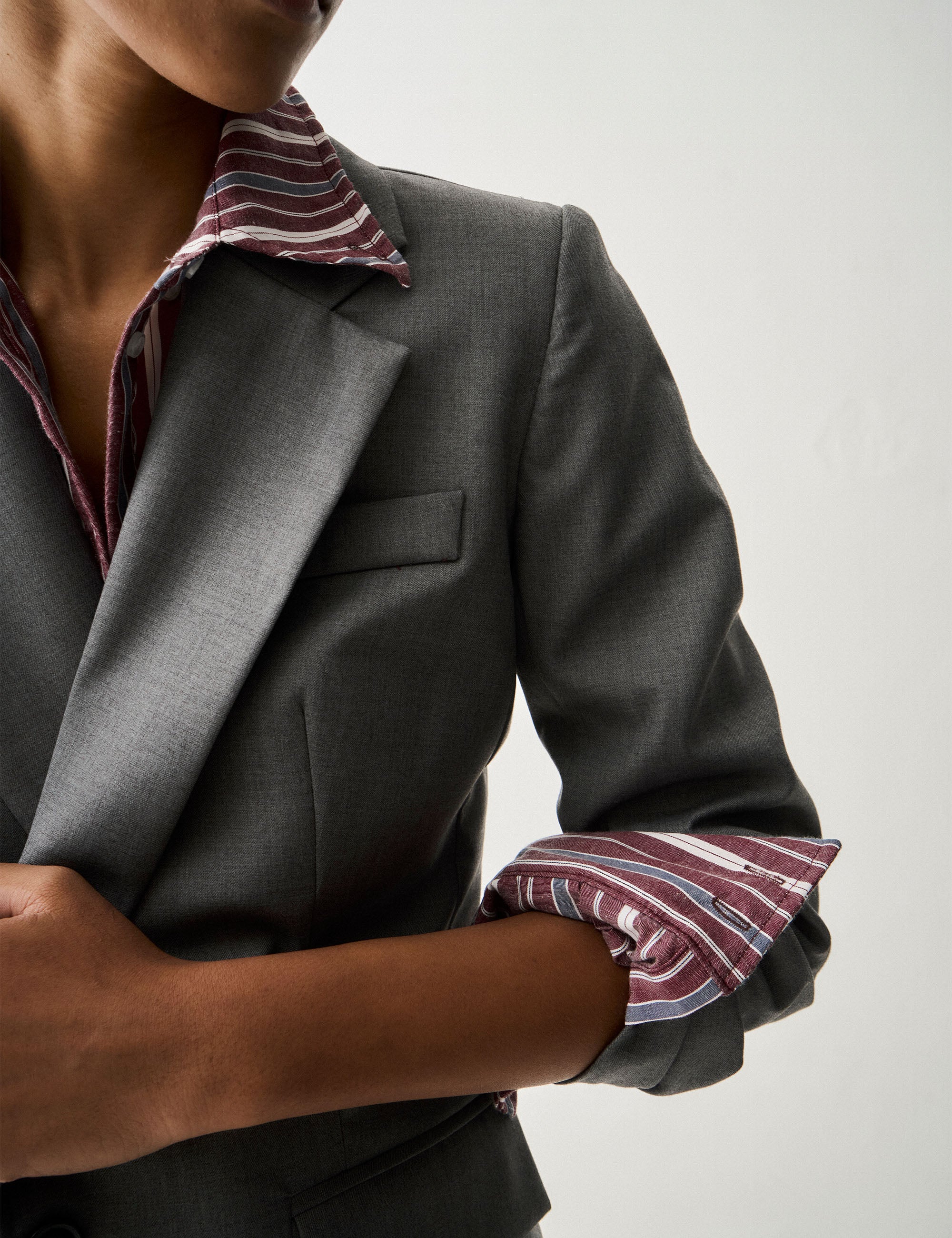 Blazer Luiza Alfaiataria Chumbo