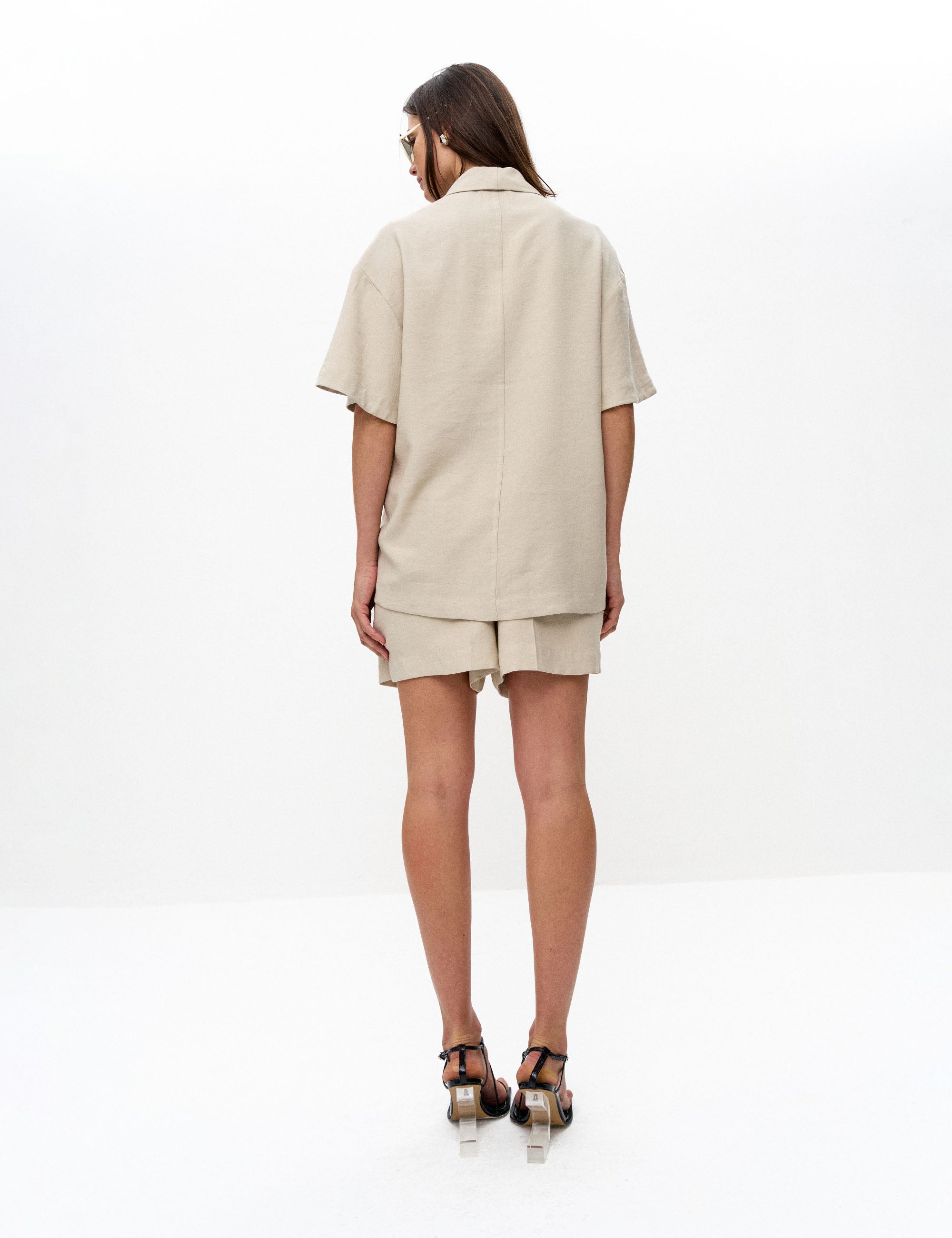 Blazer Maria Viscose Argila